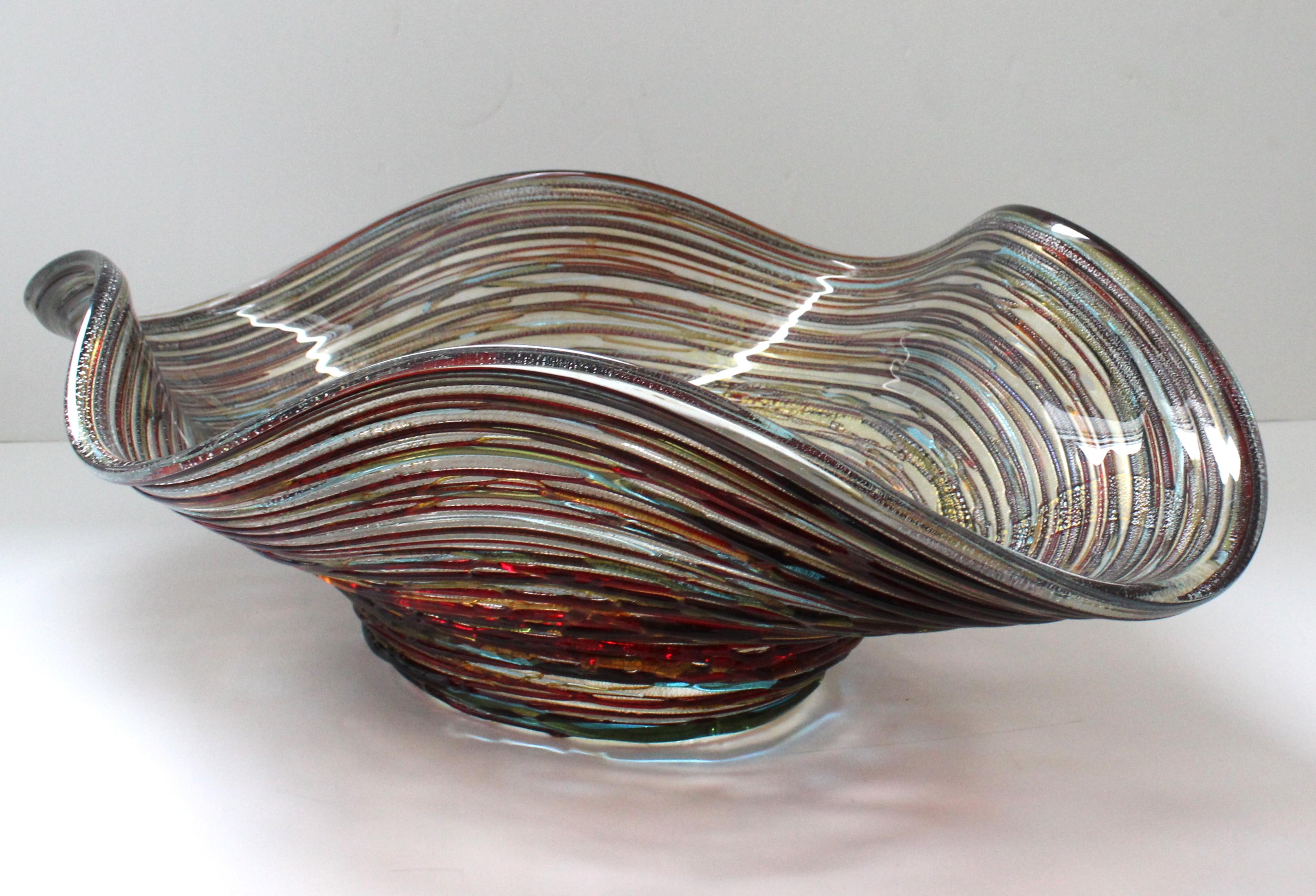 Murano Glass Bowl by Vetro Artistico 3
