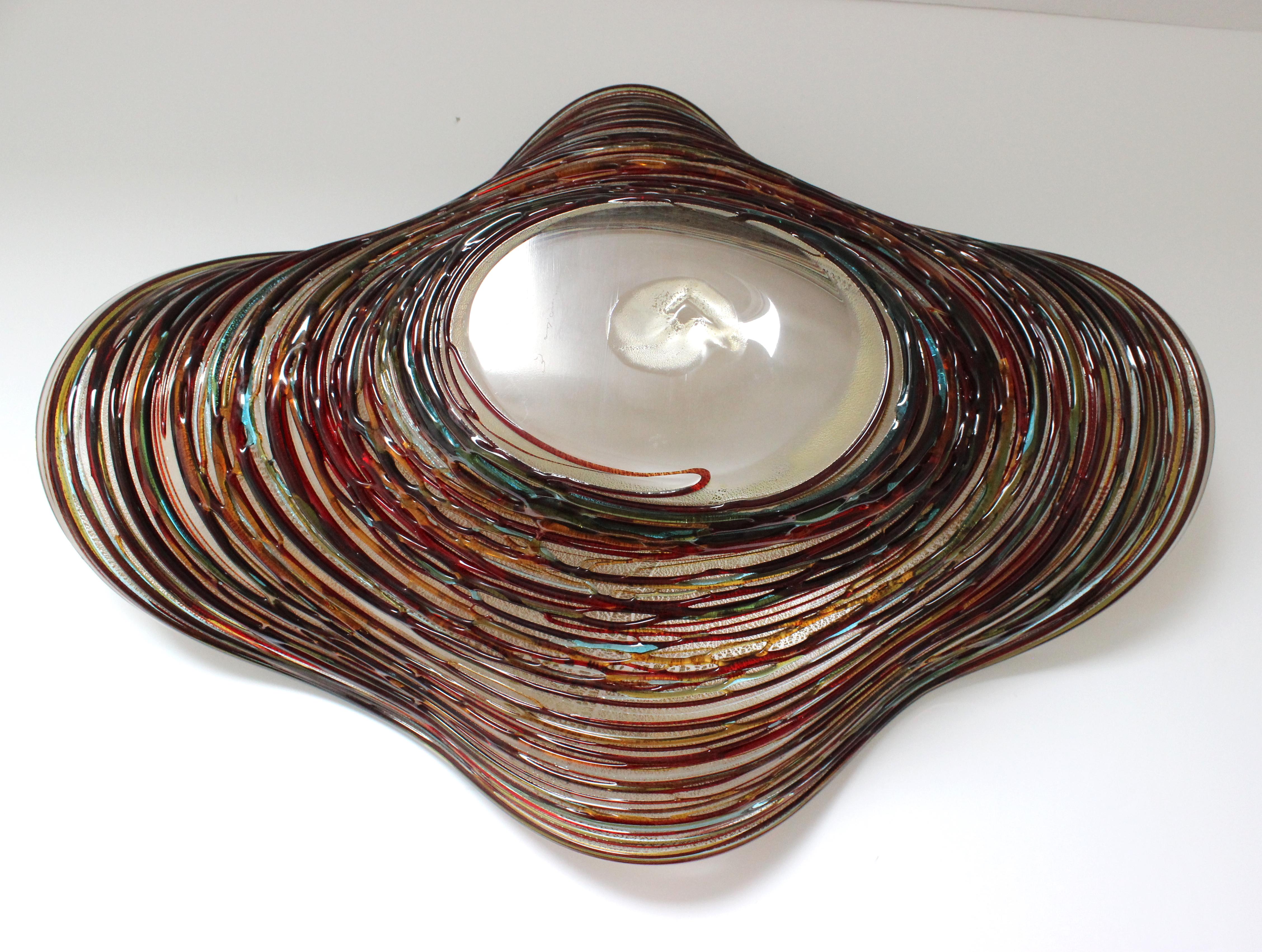 Murano Glass Bowl by Vetro Artistico 8