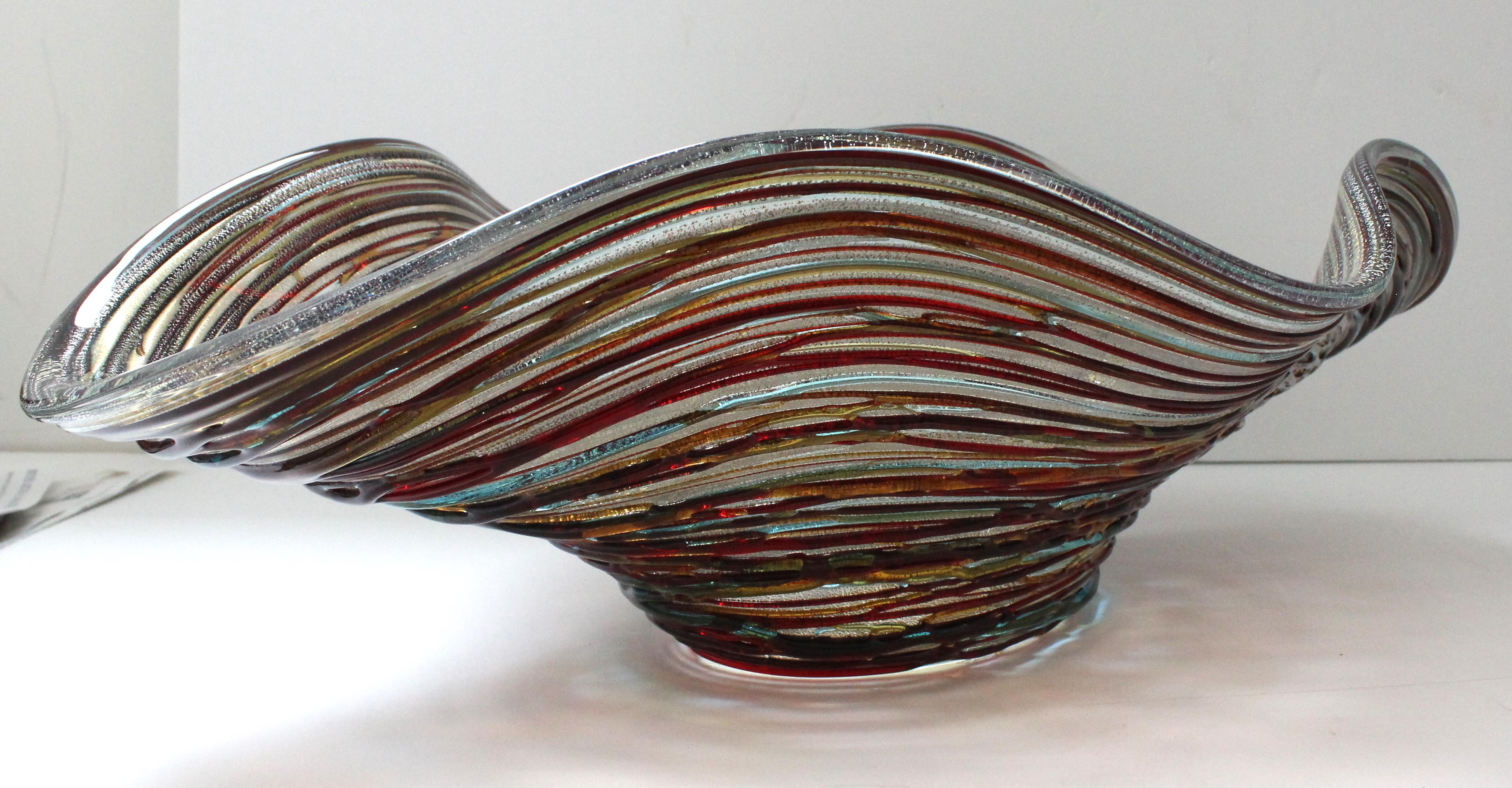 Murano Glass Bowl by Vetro Artistico 1