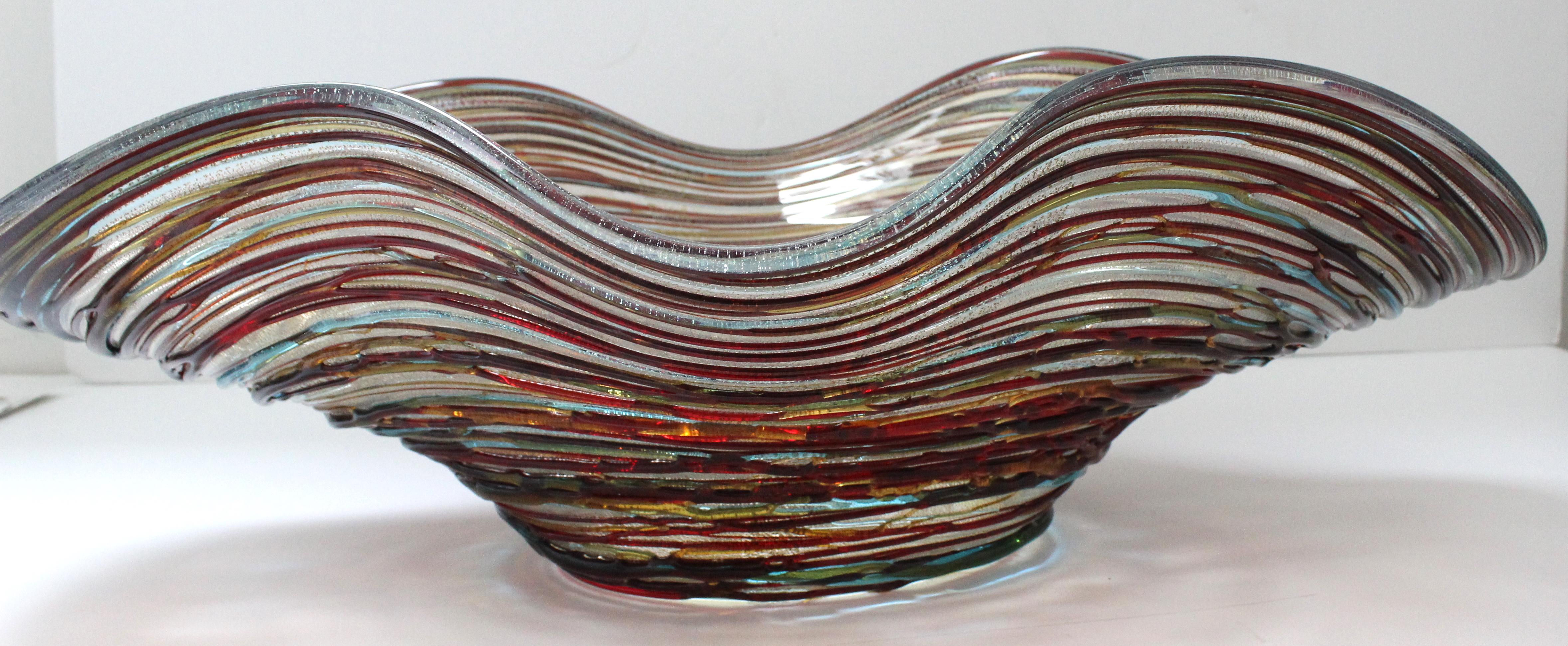 Murano Glass Bowl by Vetro Artistico 2