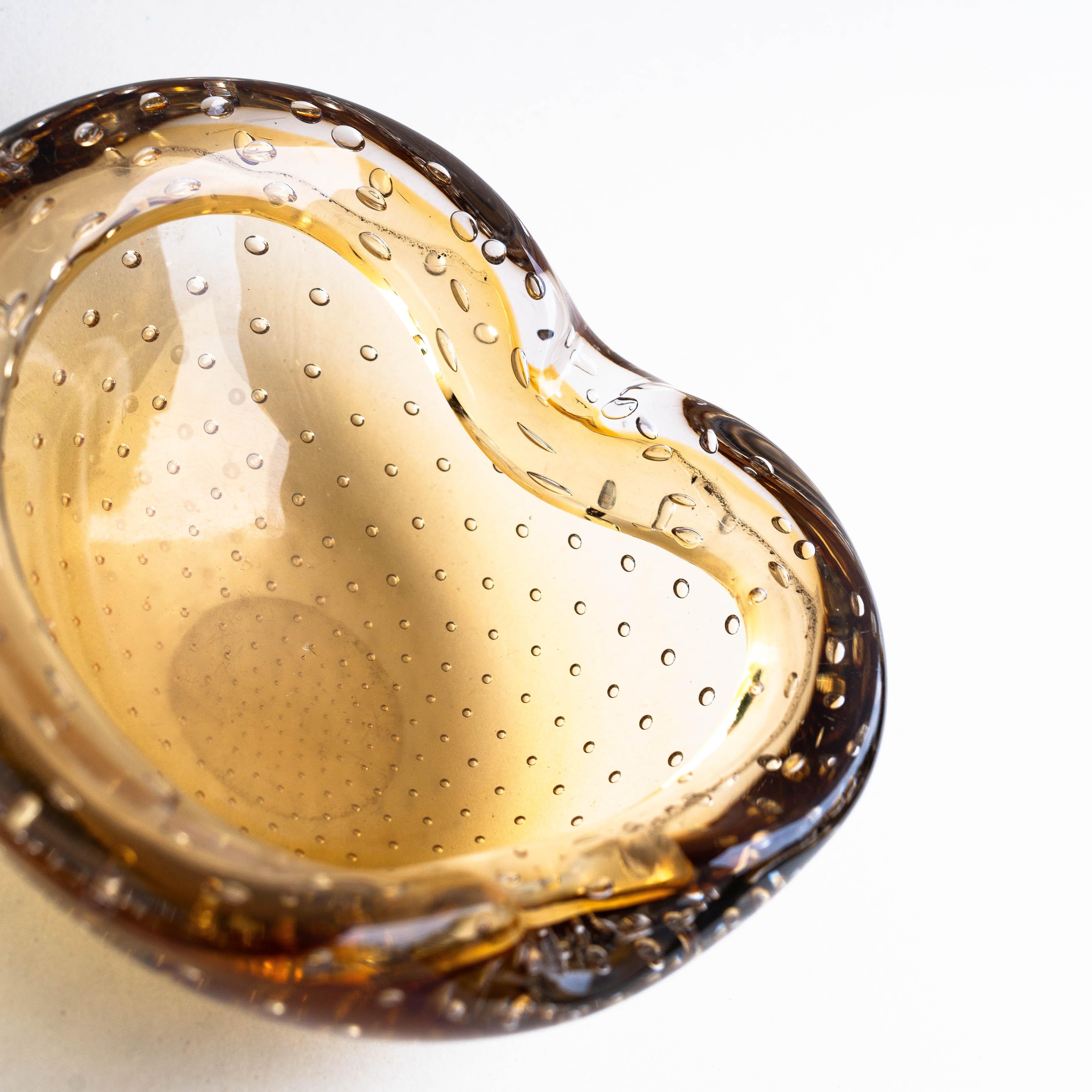 Cuit Bol en verre de Murano, centre de table décoratif par Archimede Seguso, Italie, années 1960 en vente