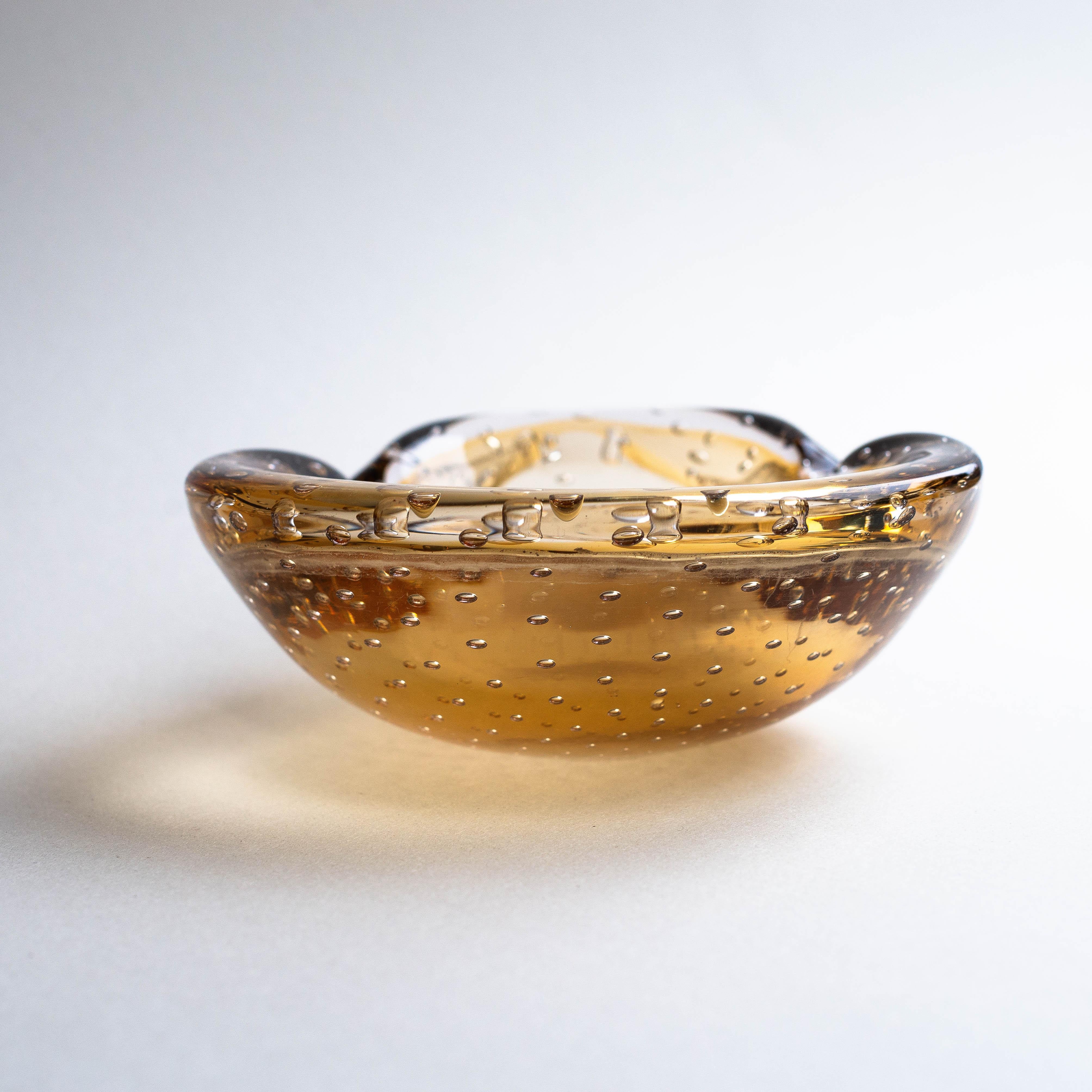 Bol en verre de Murano, centre de table décoratif par Archimede Seguso, Italie, années 1960 en vente 1