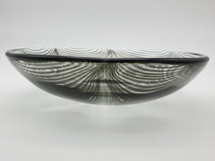 Murano Glass Bowl in "Fenicio" Festooning Pattern by Cenedese, 1970s
