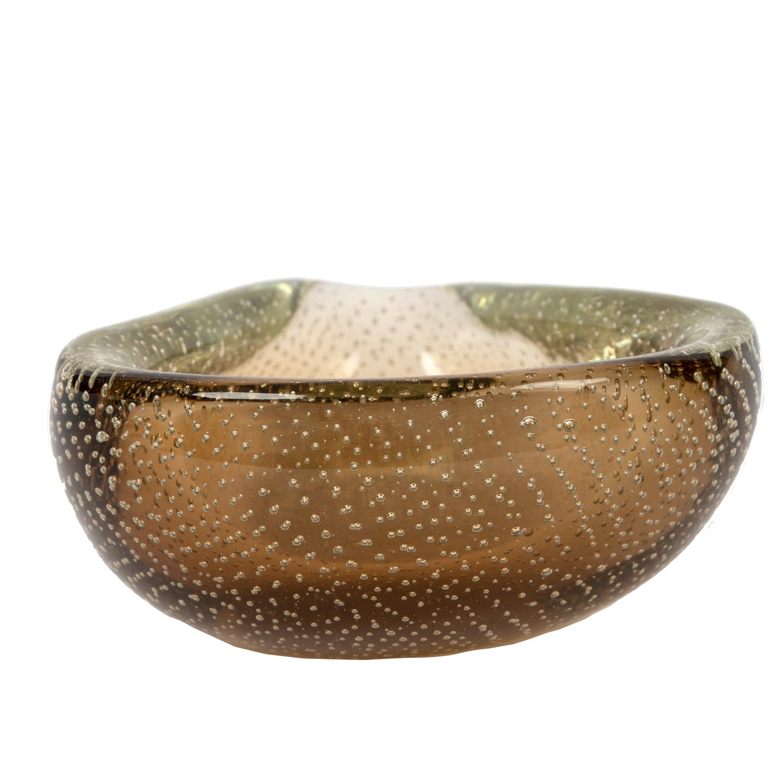 Hand-Crafted Murano Glass Bowl, Italy, 1960