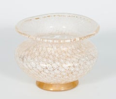 Murano Glass Bowl with 24ct Gold and Murrine, Attributed to Alberto Donà
