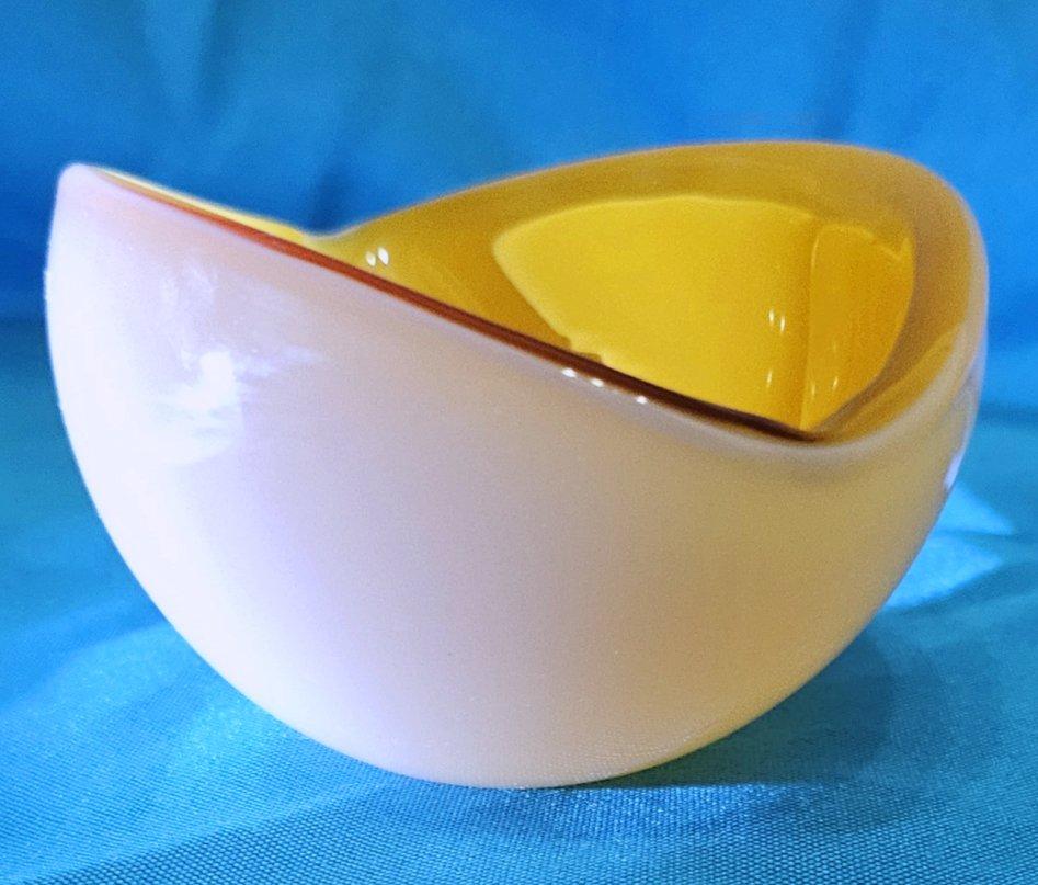 Other Murano Glass Bowl with Original Label Still on the Base For Sale
