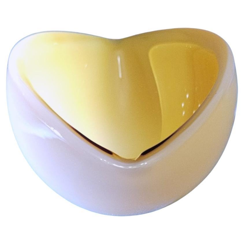 Ciotola in vetro di Murano con etichetta originale ancora sulla base - VENDITA CHIUSA