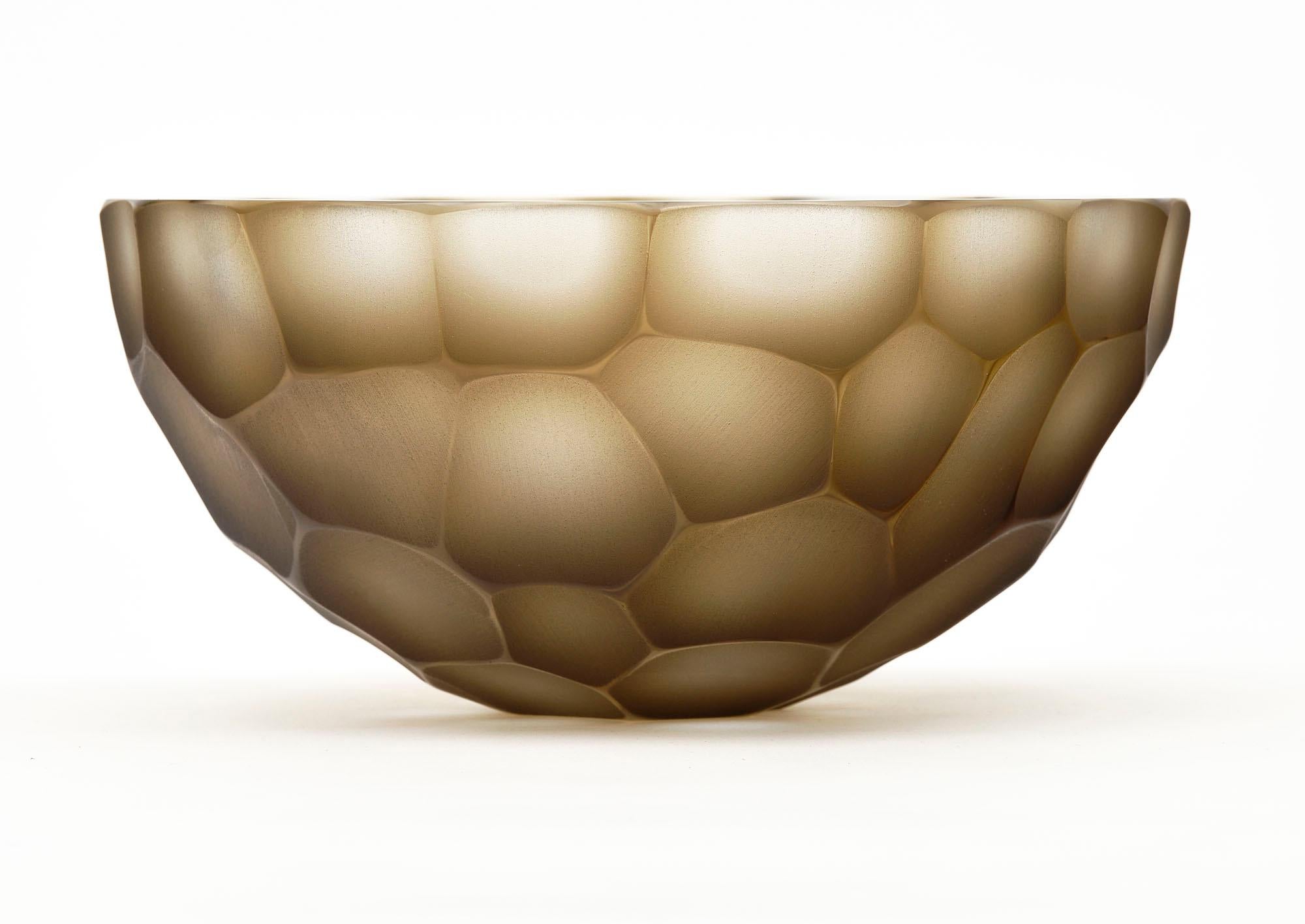 Italian Murano Glass Bowls by Seguso For Sale