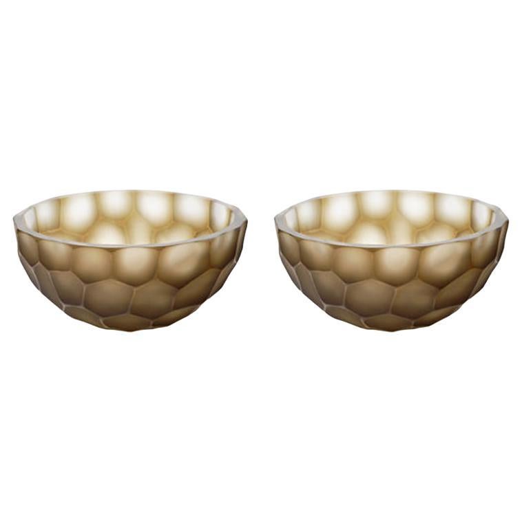 Murano Glass Bowls by Seguso For Sale