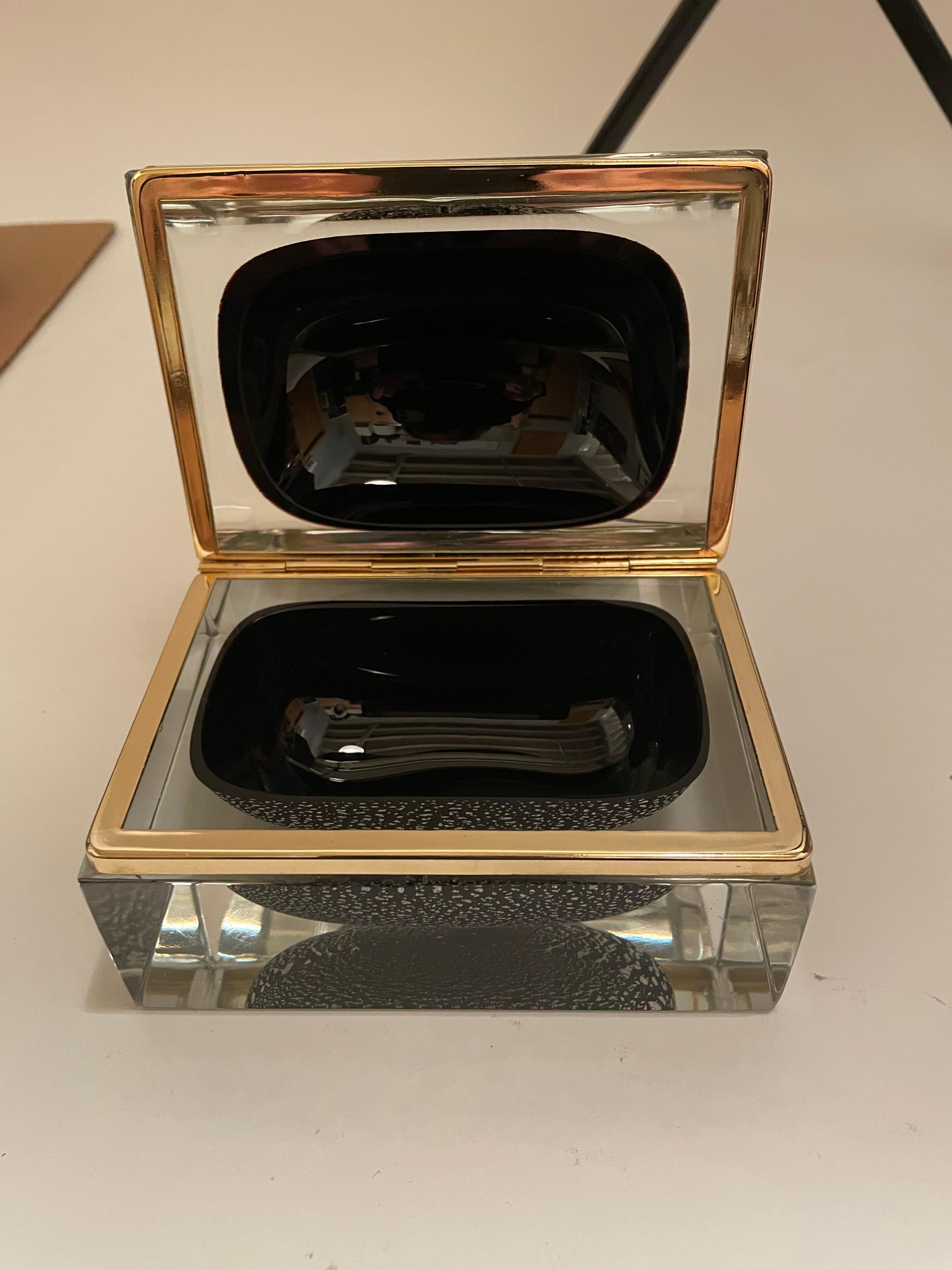 Late 20th Century Murano Glass Box