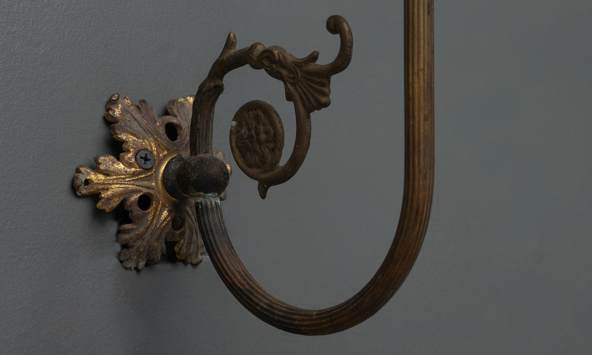 Murano Glass & Brass Sconces, Italy circa 1950 3
