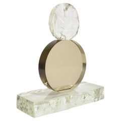 Murano Glass Brick Sculpture