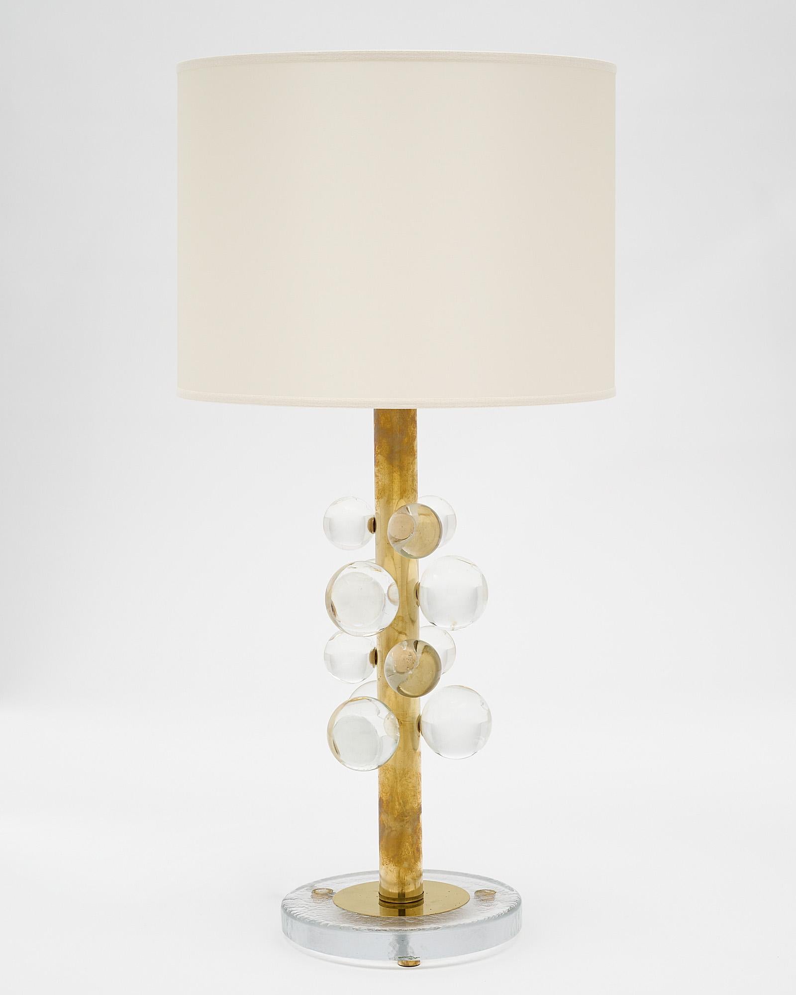 Modern Murano Glass Bubble Lamp For Sale