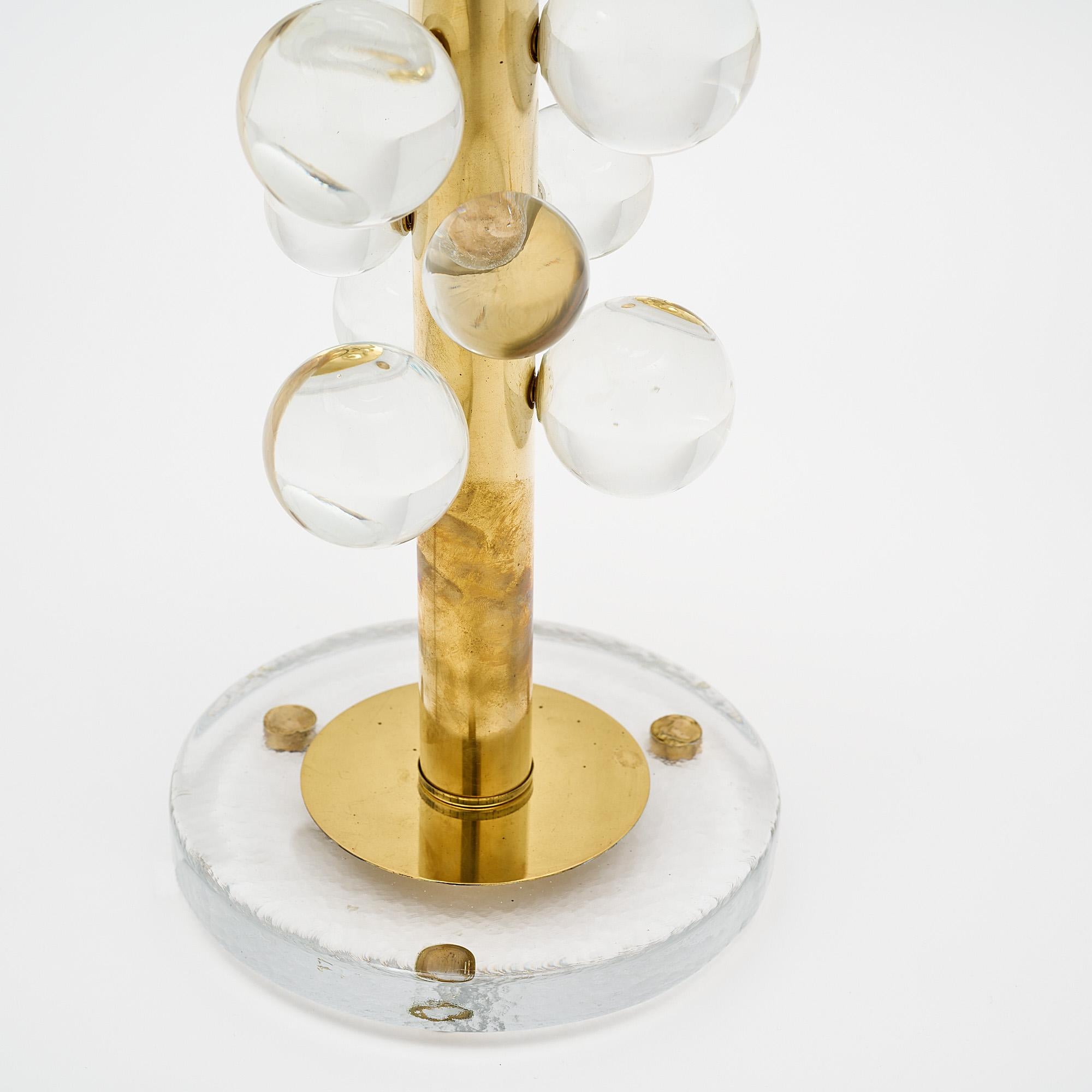 Italian Murano Glass Bubble Lamp For Sale