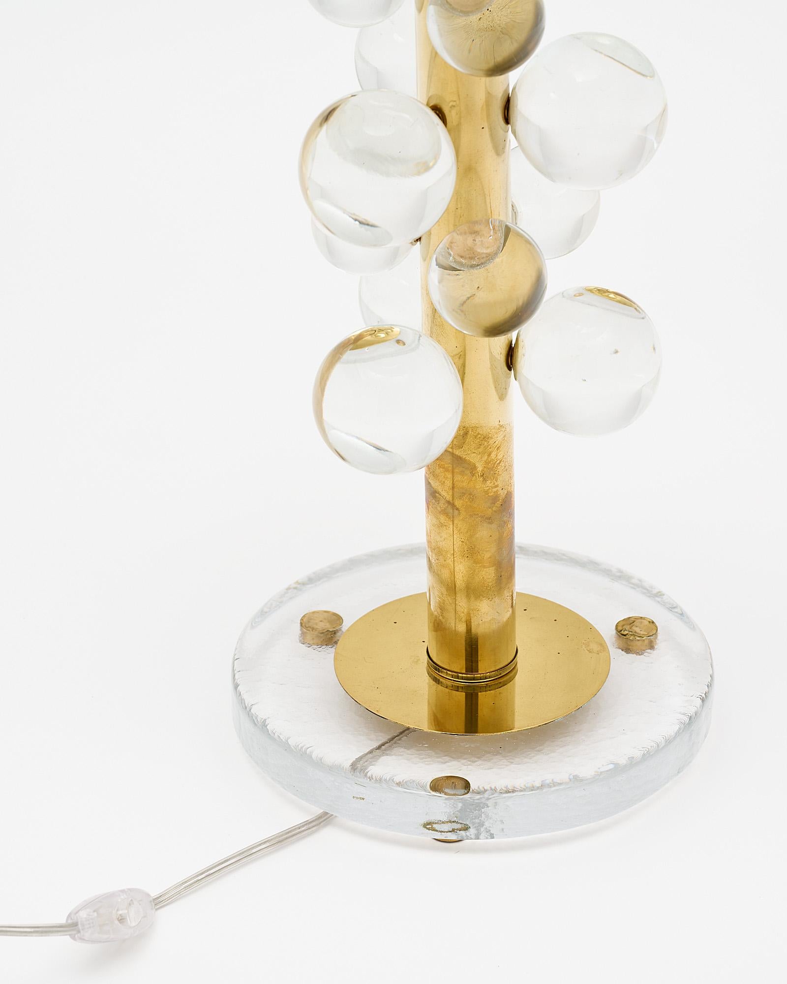 Hand-Crafted Murano Glass Bubble Lamp For Sale