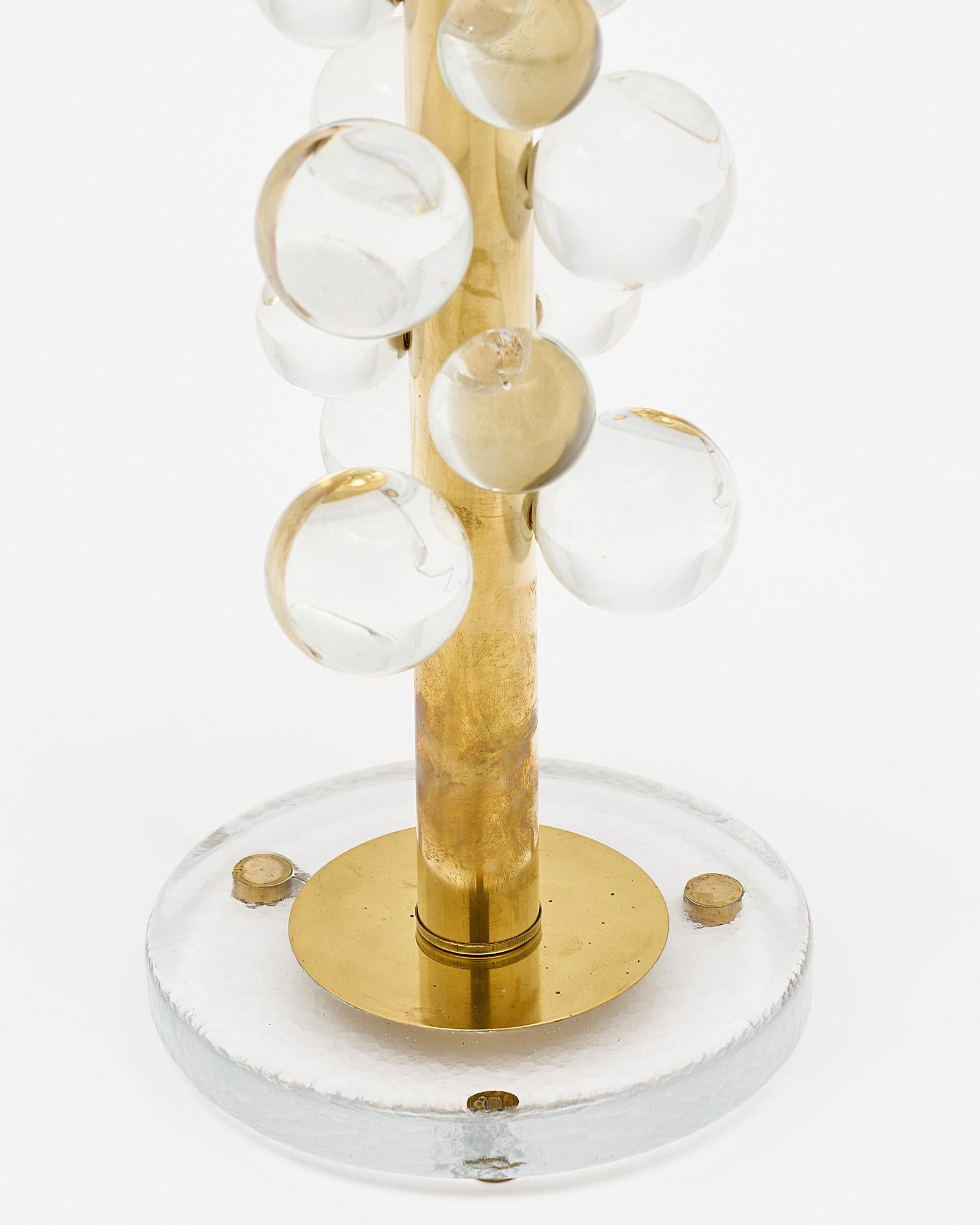 Murano Glass Bubble Lamp In New Condition For Sale In Austin, TX