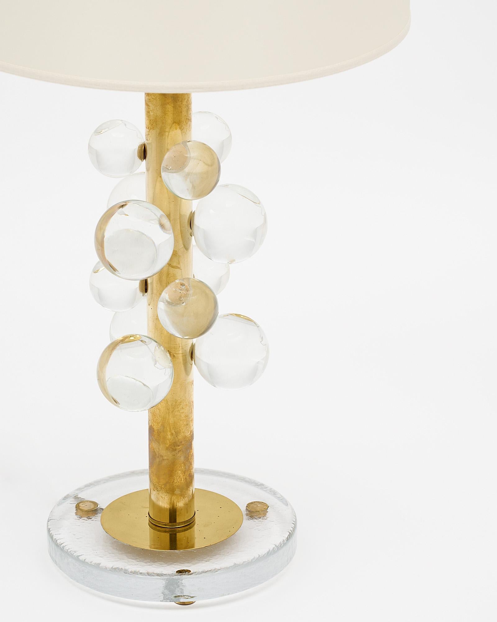 Contemporary Murano Glass Bubble Lamp For Sale