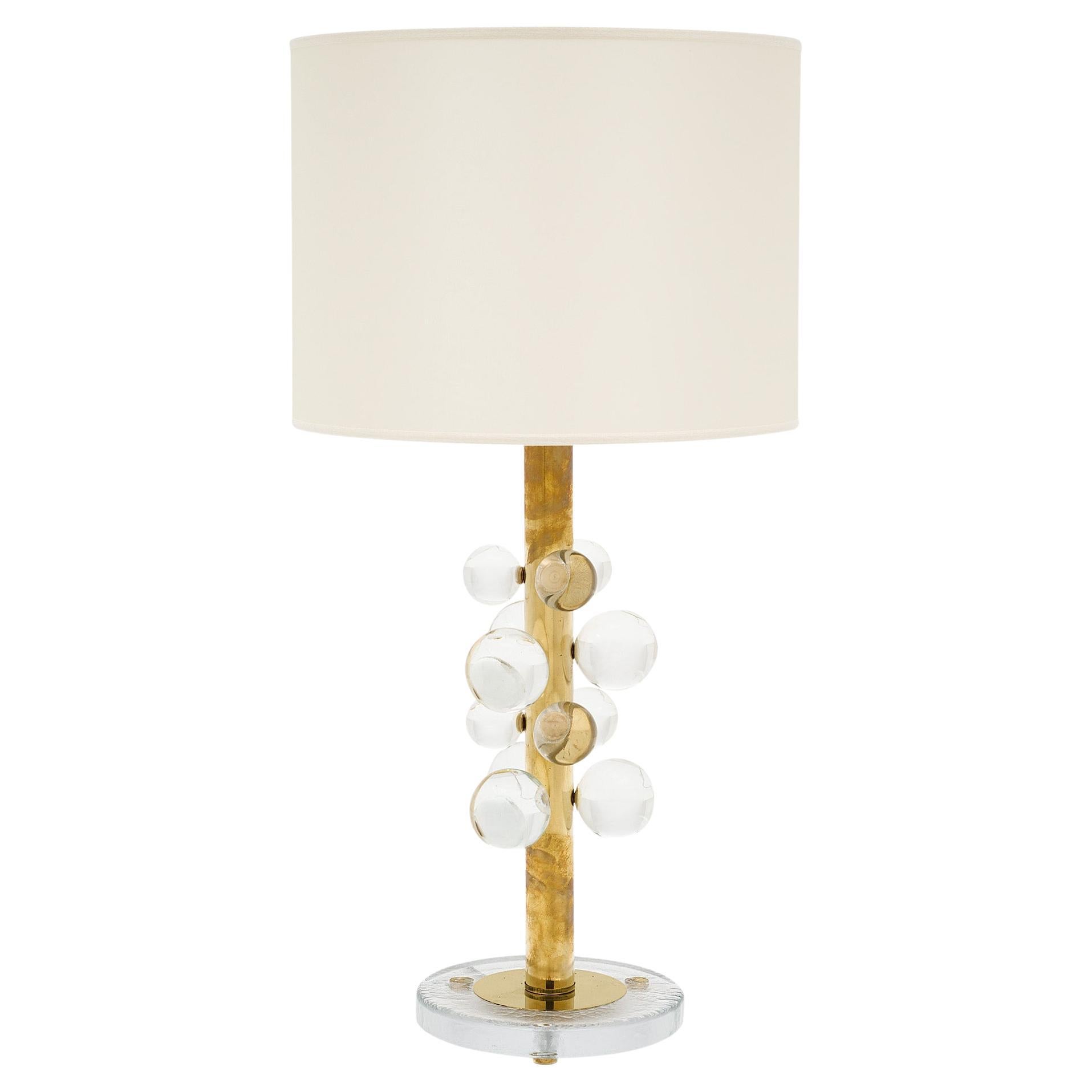 Murano Glass Bubble Lamp For Sale