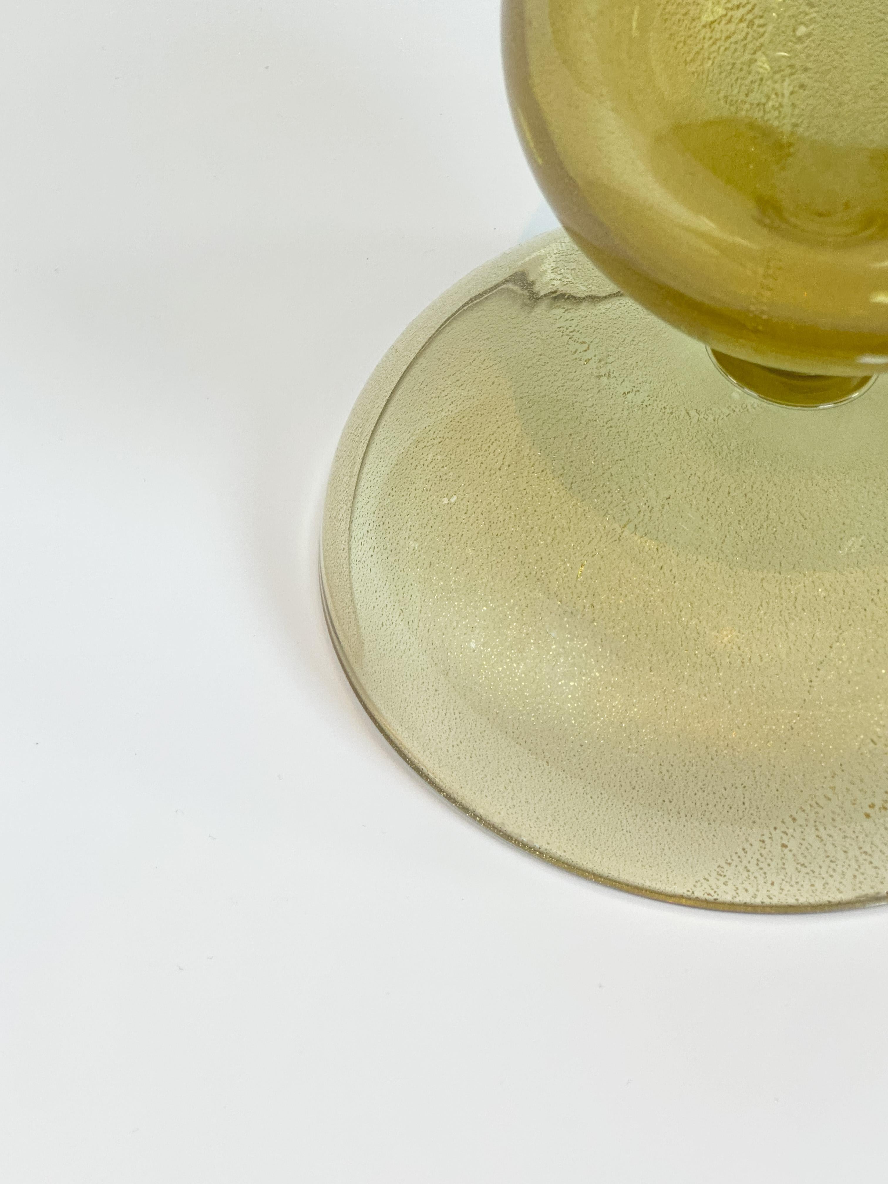 Jarrón capullo de cristal de Murano de Seguso Vetri d'Arte para Donghia, firmado y fechado en 1999 Cristal de Murano en venta