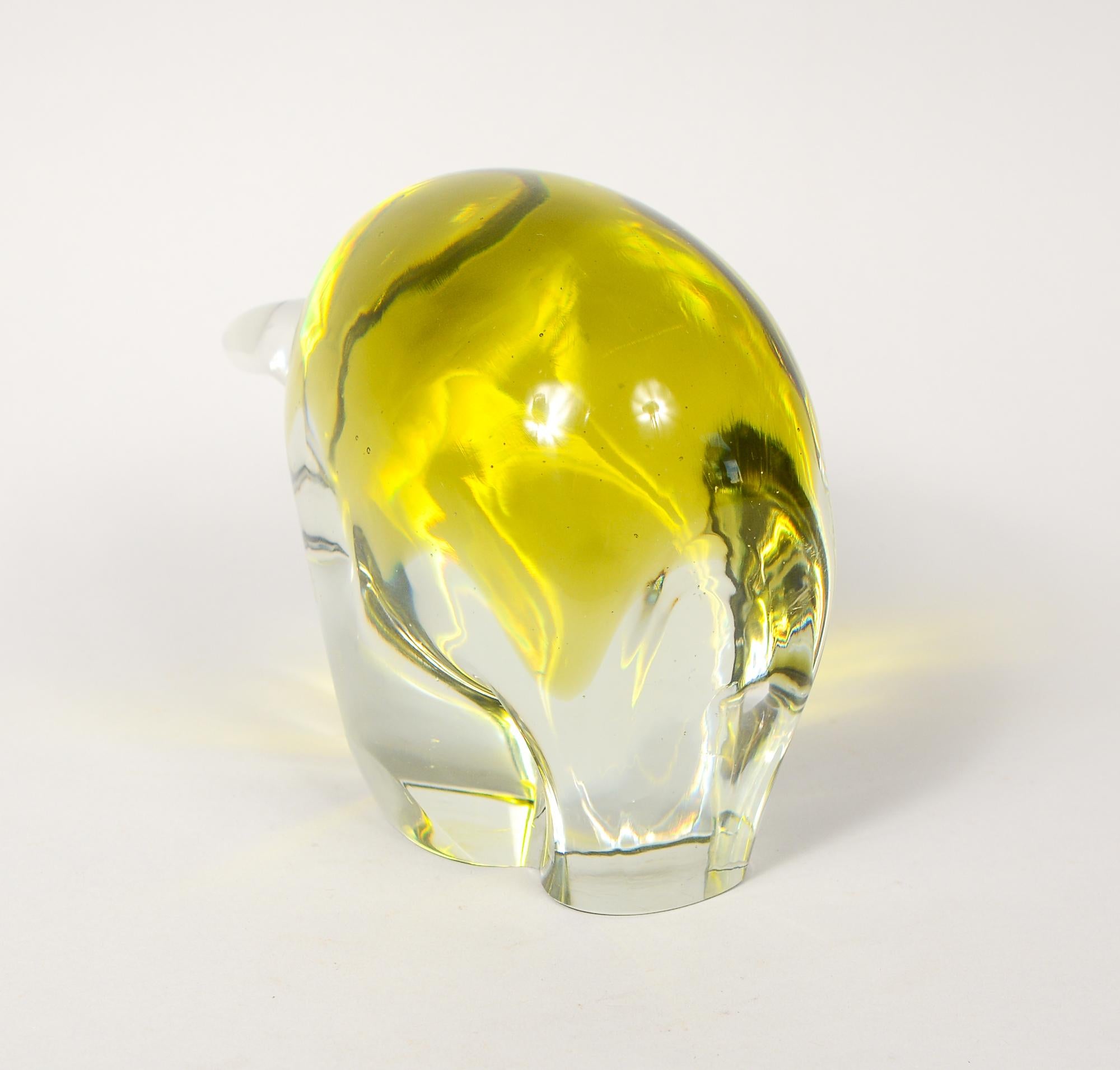 20th Century Murano Glass Bull by Luciano Gaspari for Salviati