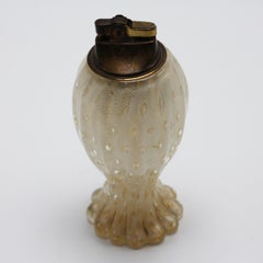 Murano Glass Bullicante Lighter with Bubble Inclusions, circa 1960