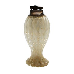 Murano Glass Bullicante Lighter with Bubble Inclusions, circa 1960