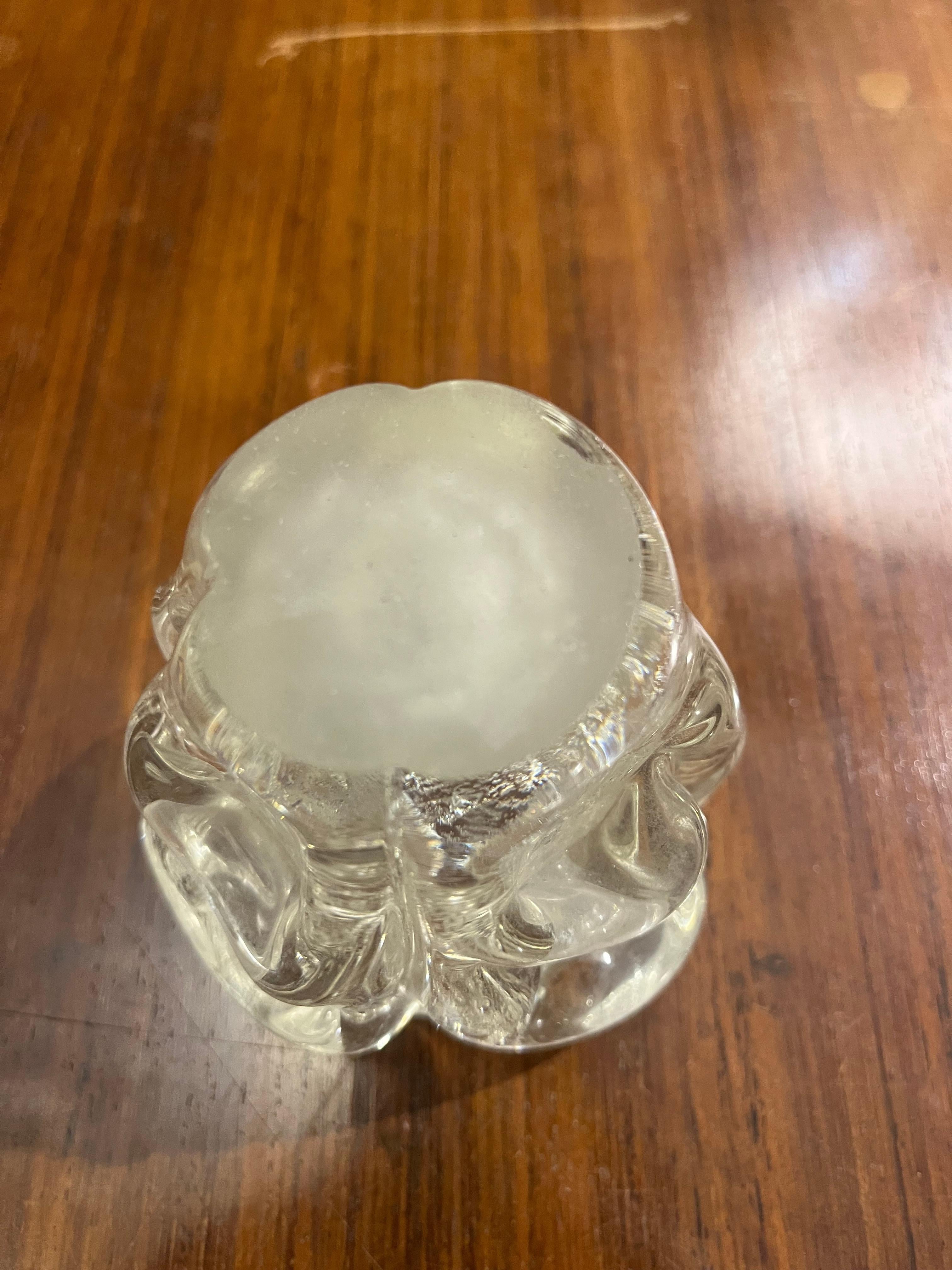 Murano glass bullicante vase by Ercole Barovier from the 1920s. in vendita 2