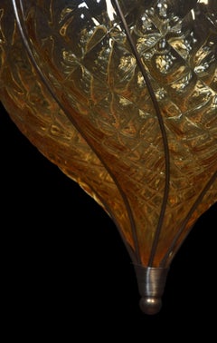 Murano Glass Caged Pendant