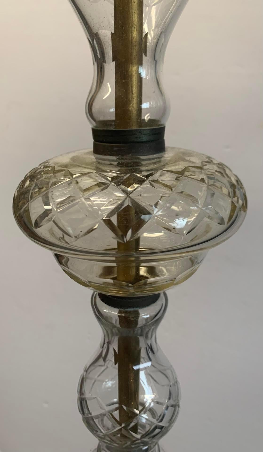 19th Century Murano Glass Candelabra Floor Lamp, Italy, 1940s