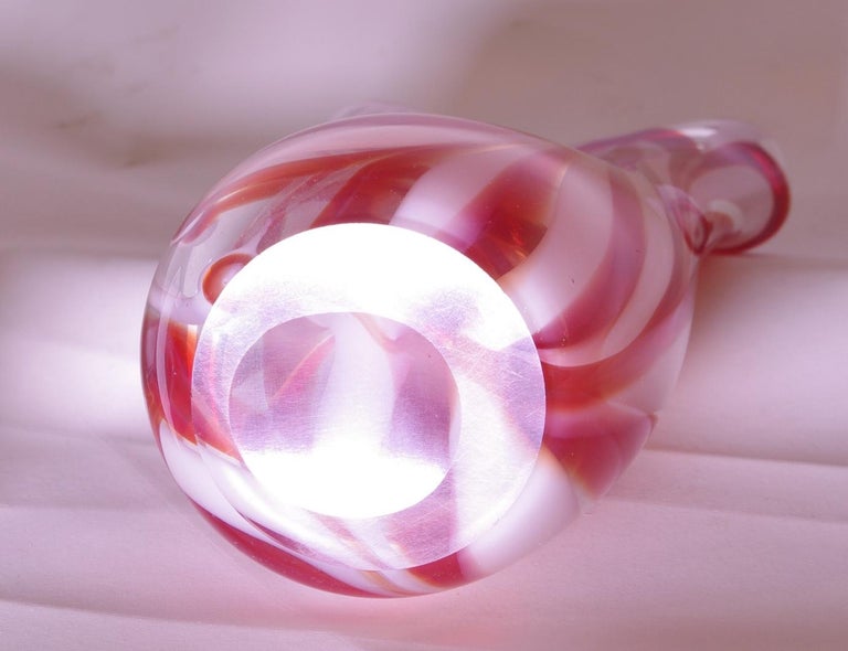 Murano Glass Candy Stripe Vase For Sale at 1stDibs candy vases for sale