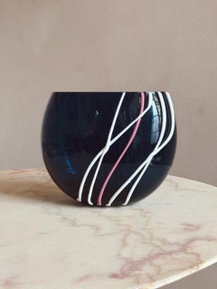 Jarrón de caramelo de cristal de Murano, Versace para Venini, 1998