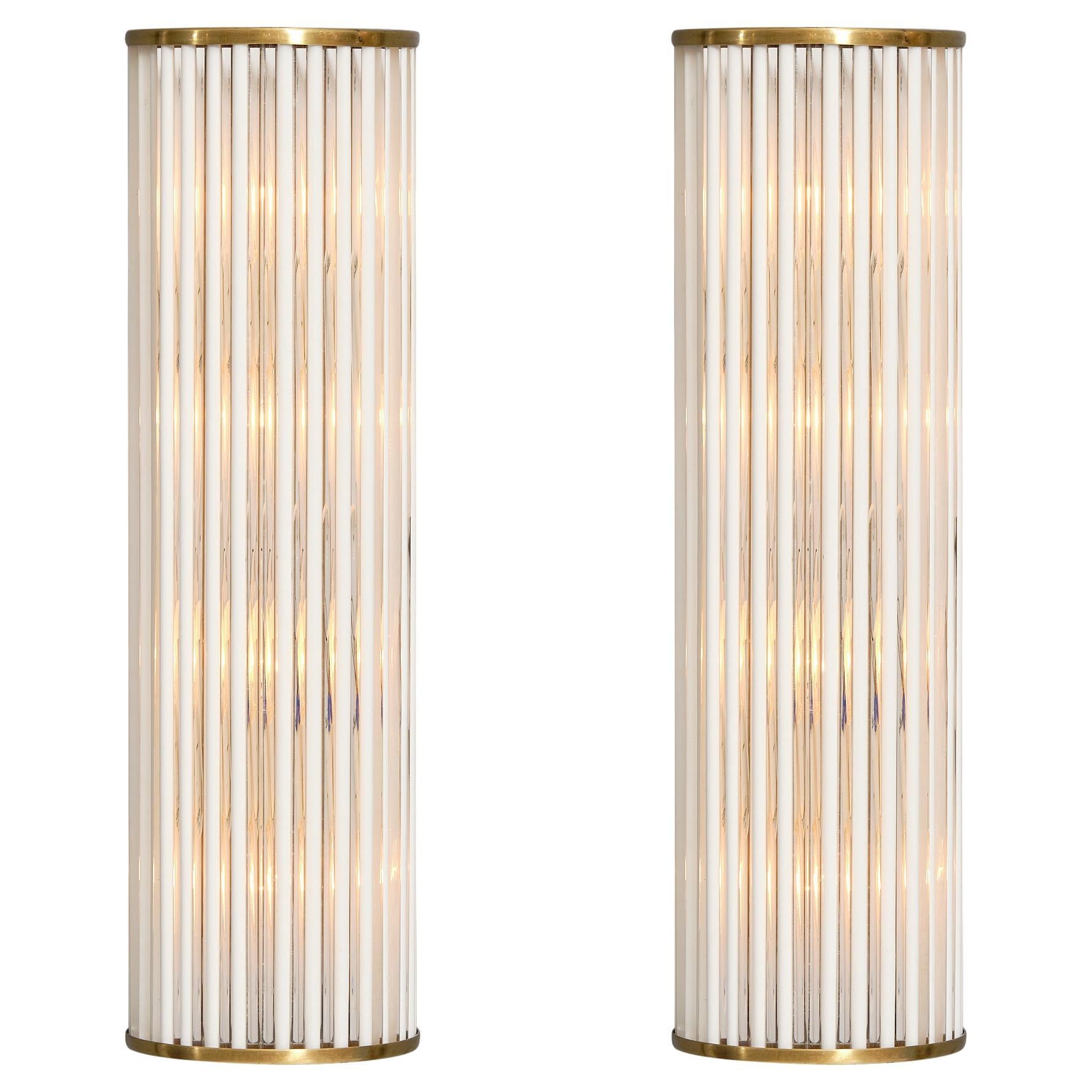 Murano Glass “Cannette” Sconces For Sale