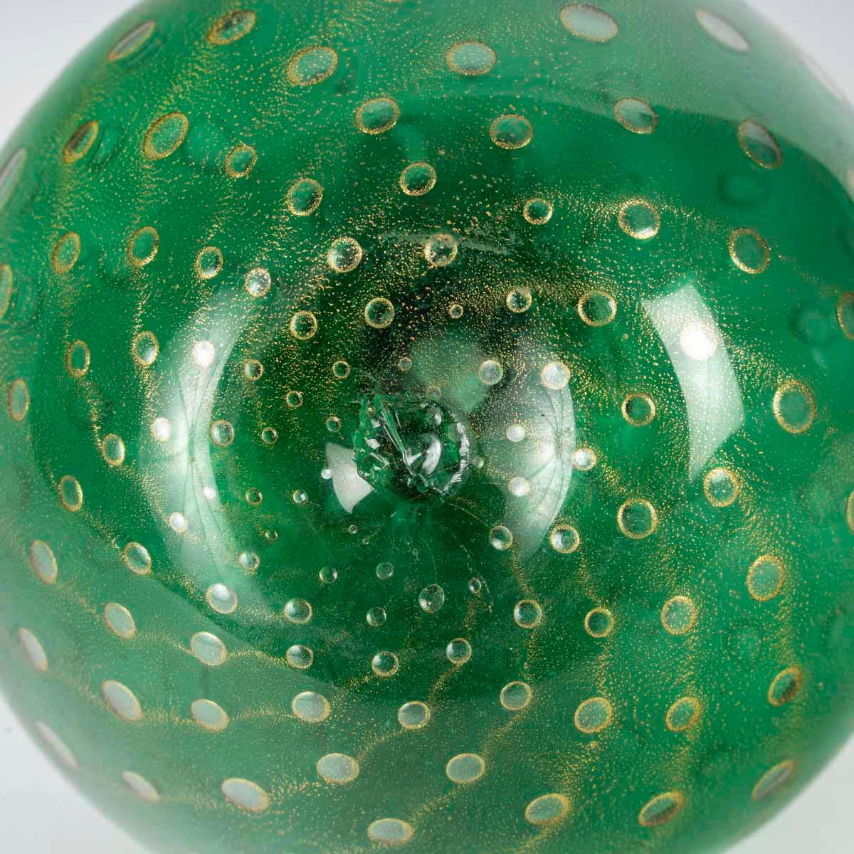 Caraffa in vetro di Murano, oro cangiante, XX secolo. In condizioni buone in vendita a Saint-Ouen, FR