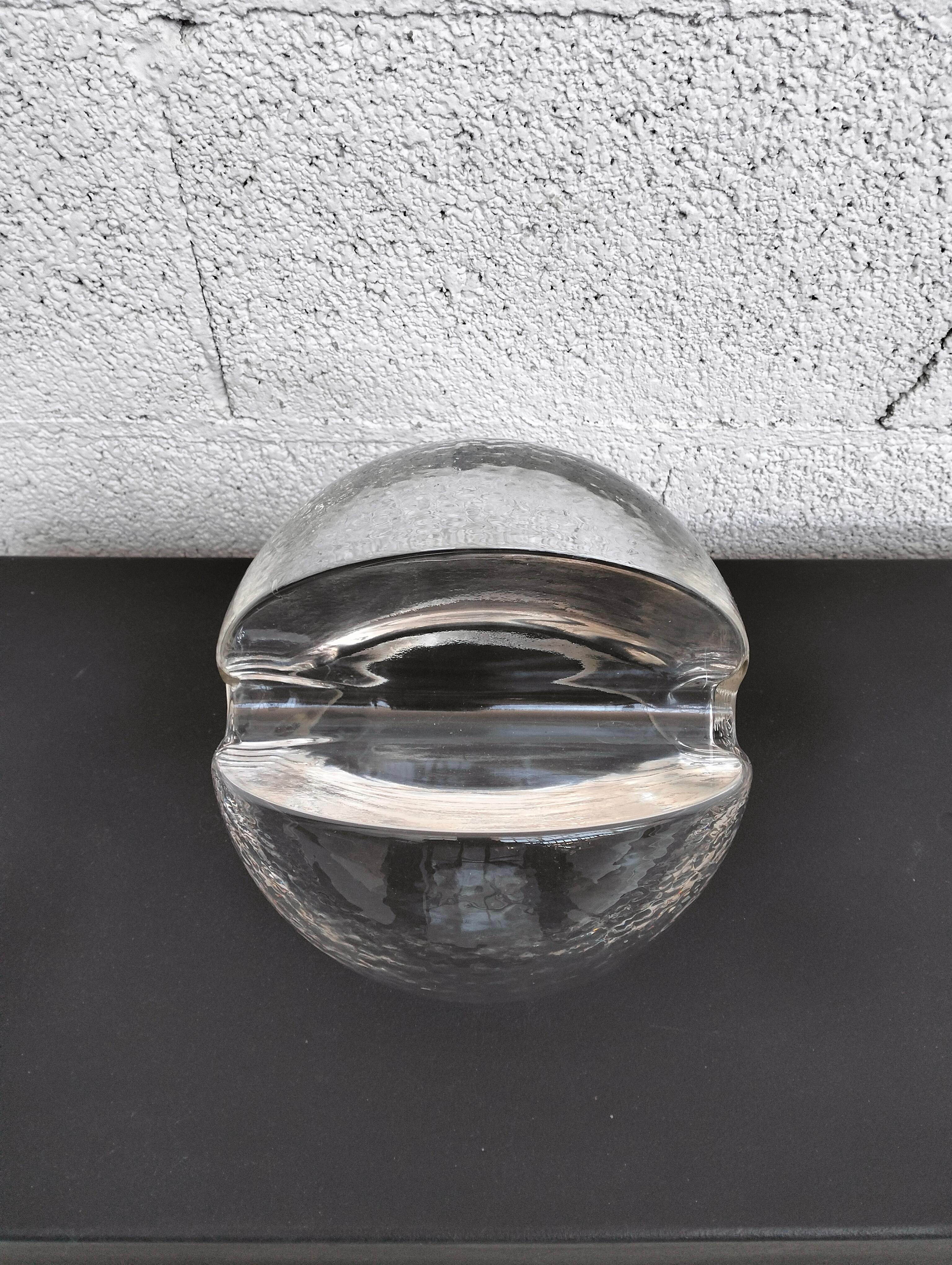 Murano glass card holder by Toni Zuccheri for Veart 70s in vendita 1