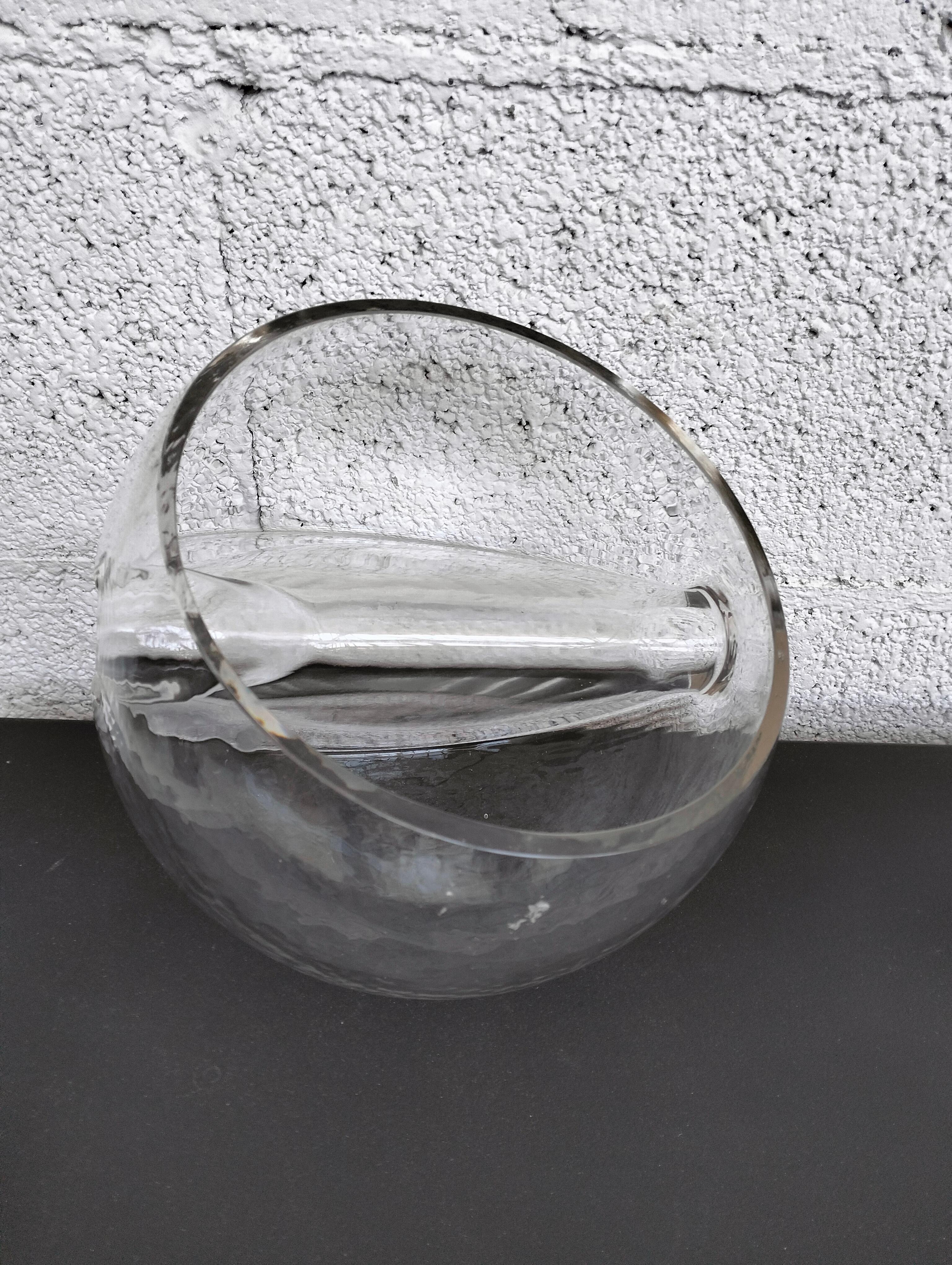 Murano glass card holder by Toni Zuccheri for Veart 70s in vendita 2