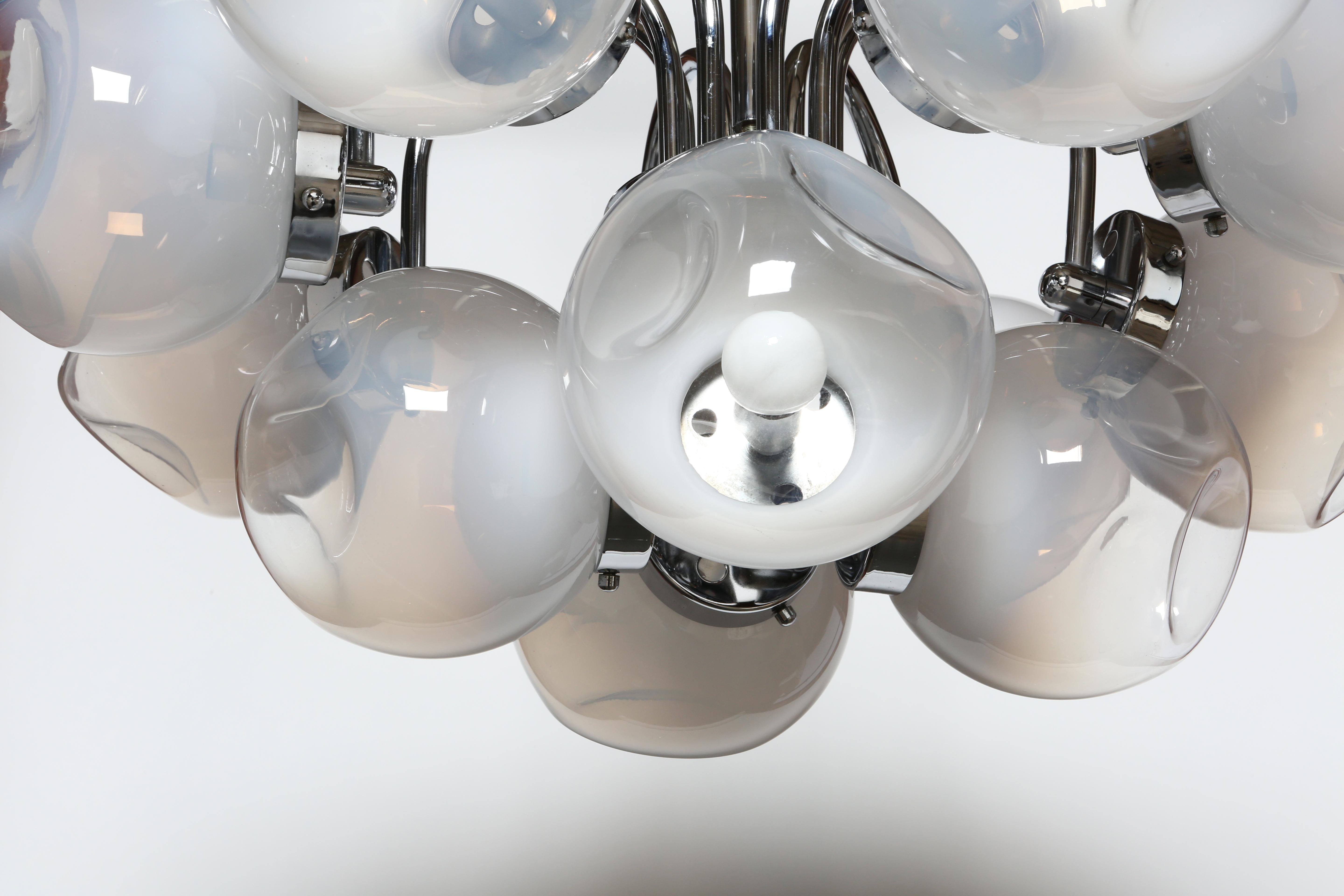 Lámpara de araña Carlo Nason en venta 12