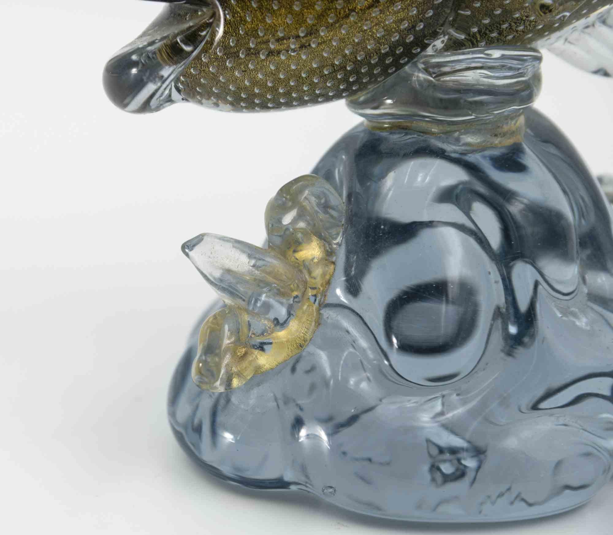 Murano glass carp Is a beautiful glass decorative object, realized by Murano manufacture following the japanese style in the late 20th Century.

This object belongs to the exclusive and nice collection of Murano glass animals made through a