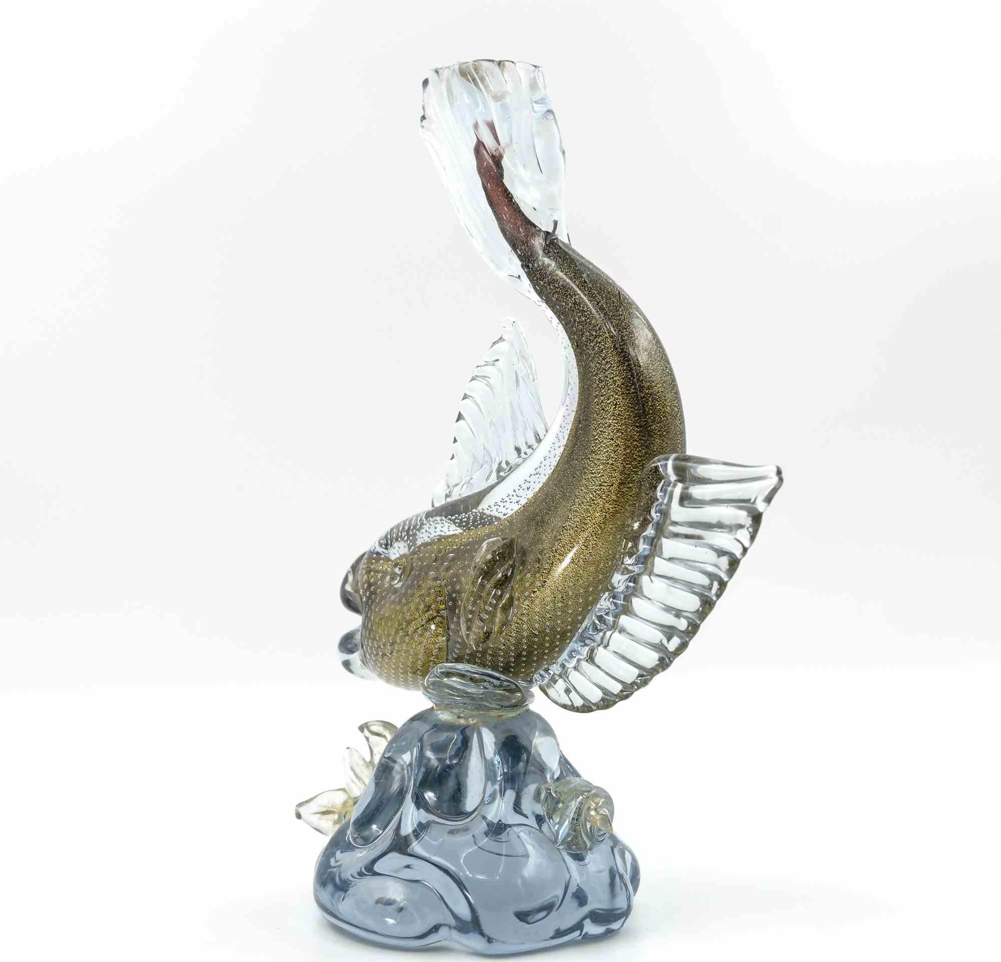 Murano Glass Carp, Italy, Late 20th Century In Good Condition For Sale In Roma, IT