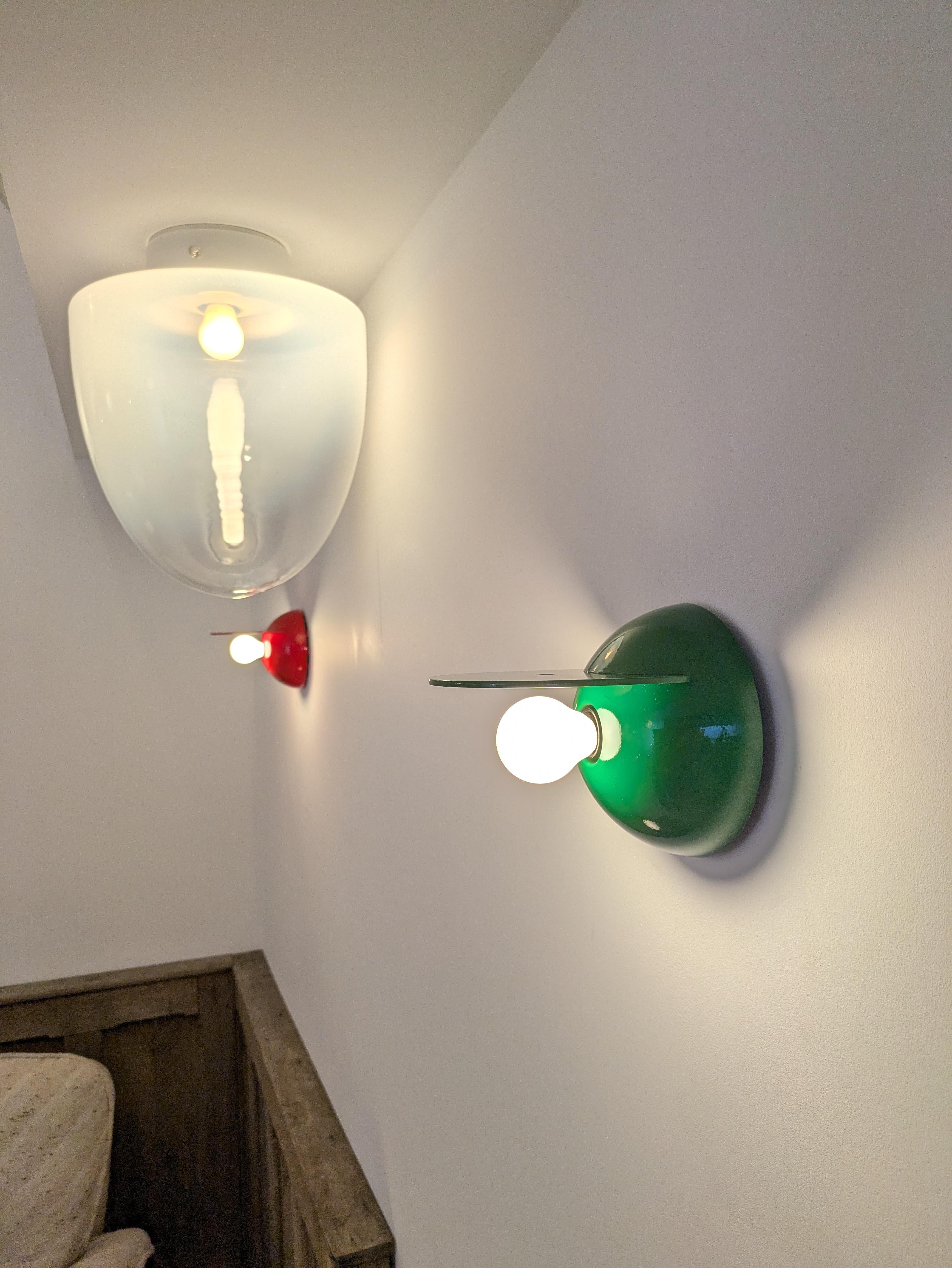 Murano-Glas-Deckenspiegel, Modell Ebe von Giusto Toso, Leucos, 1972, Italien im Angebot 3
