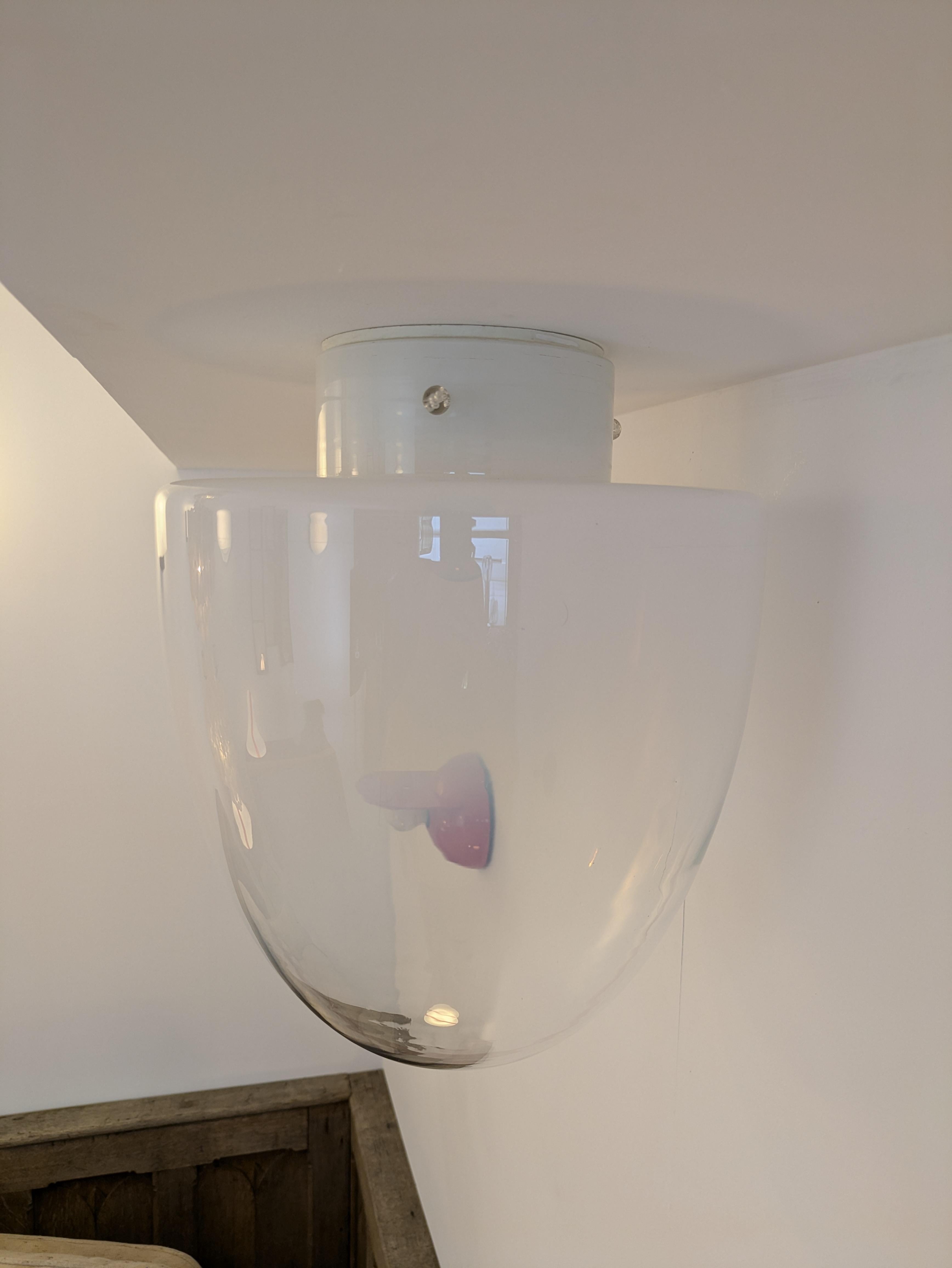 Murano-Glas-Deckenspiegel, Modell Ebe von Giusto Toso, Leucos, 1972, Italien im Angebot 2