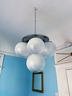 Murano Glass Ceiling Lamp 1970s