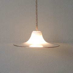 Murano Glass Ceiling Lamp by Renato Toso for Leucos, 1970s