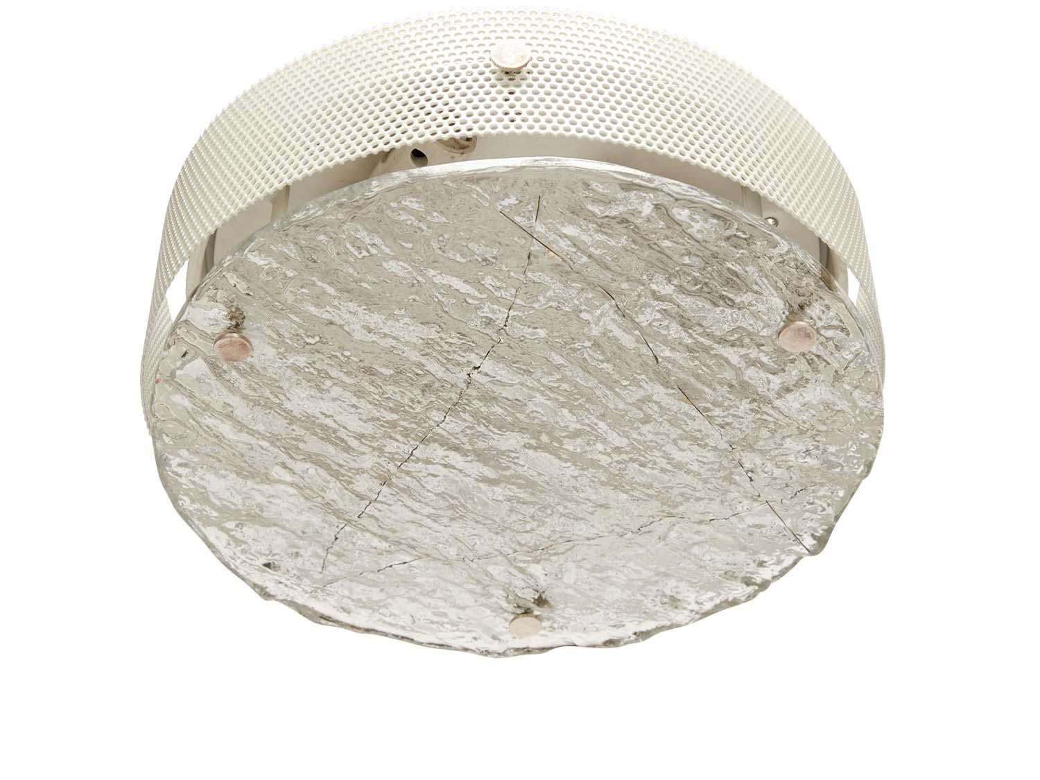 Mid-Century moderno Lampada da soffitto in vetro di Murano in vendita