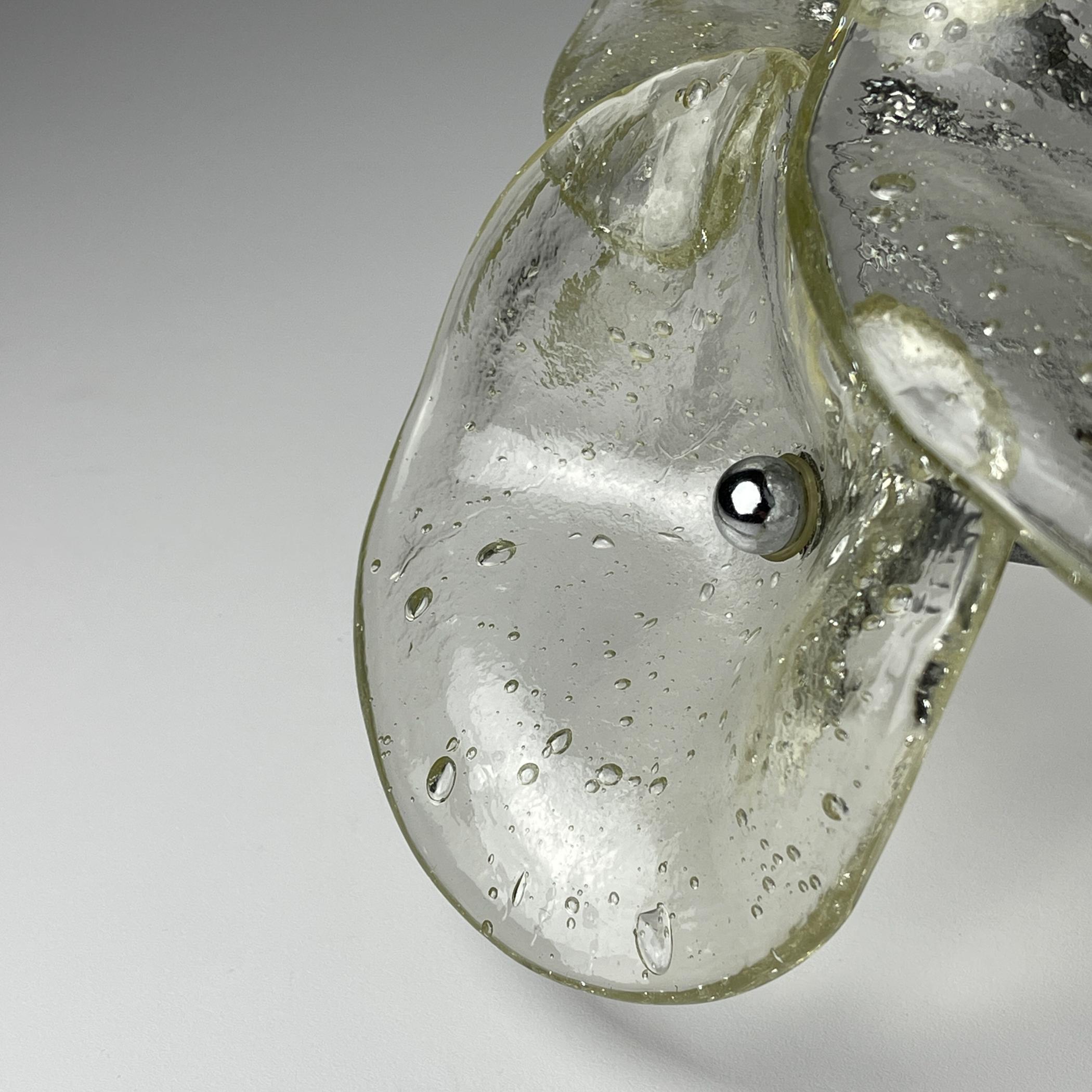 Lámpara de techo de cristal de Murano, Italia Años 90 en venta 7