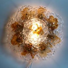 Murano Glass Ceiling Lamp or Wall Light by Carlo Nason for Mazzega, Italy, 1960s