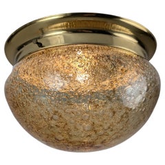 Murano-Glas-Deckenleuchte mit Karamelleffekt, 1960er Jahre