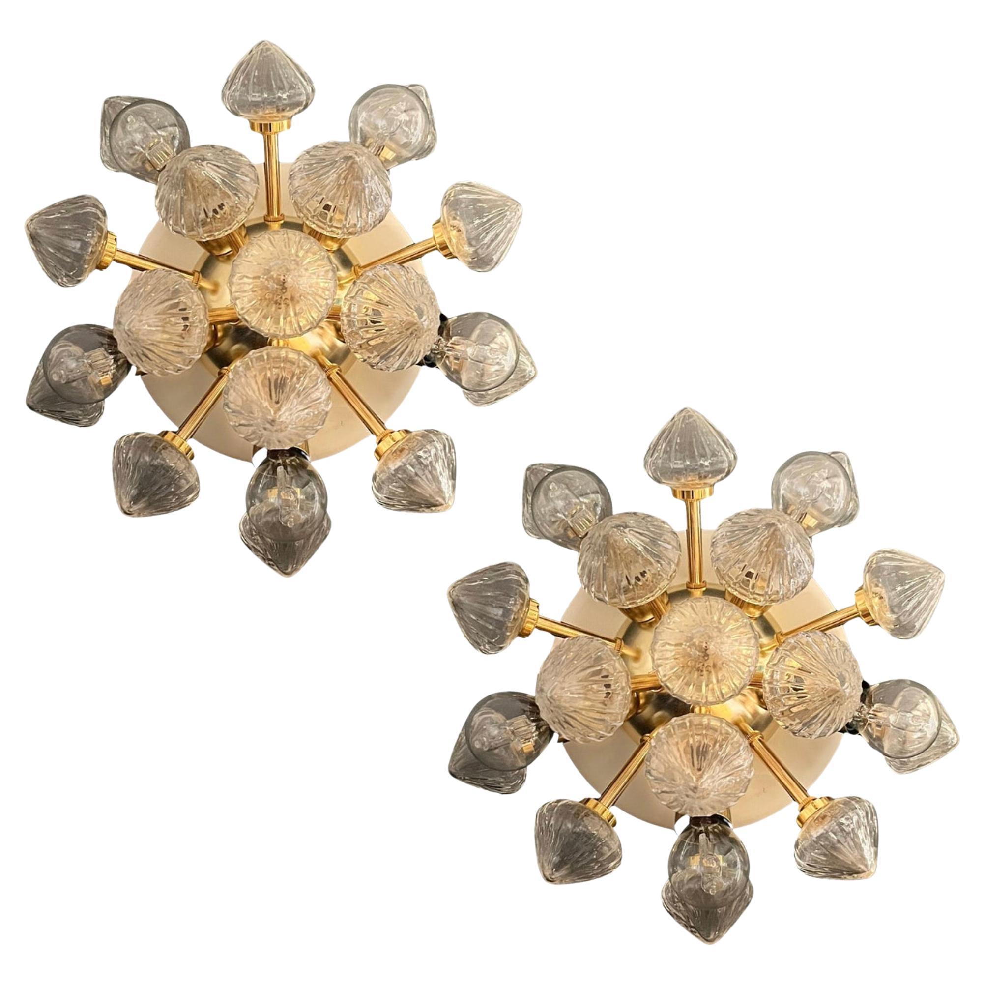 Murano Glass Ceiling Light, 1980
s For Sale