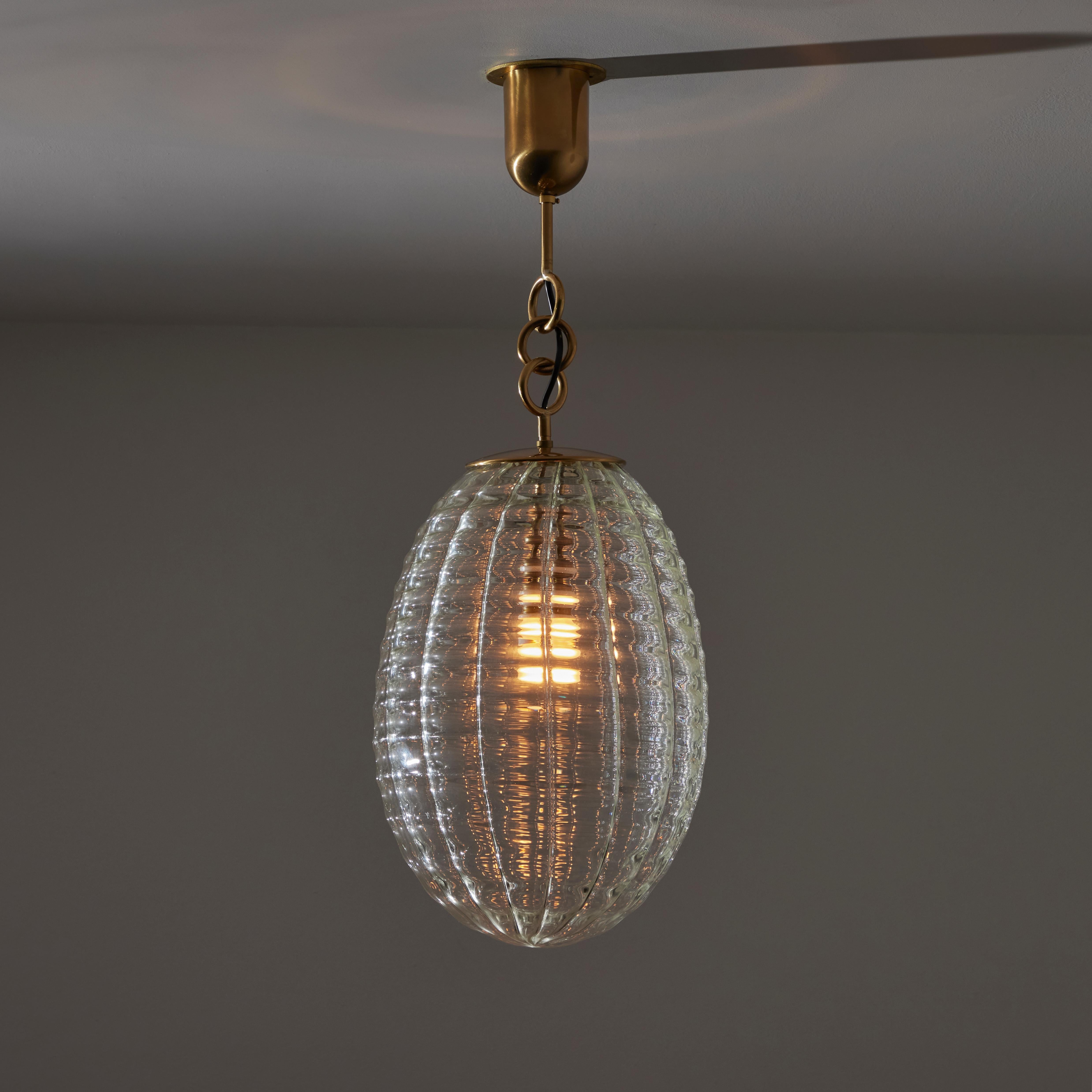 20th Century Murano Glass Ceiling Light by Carlo Scarpa for Venini