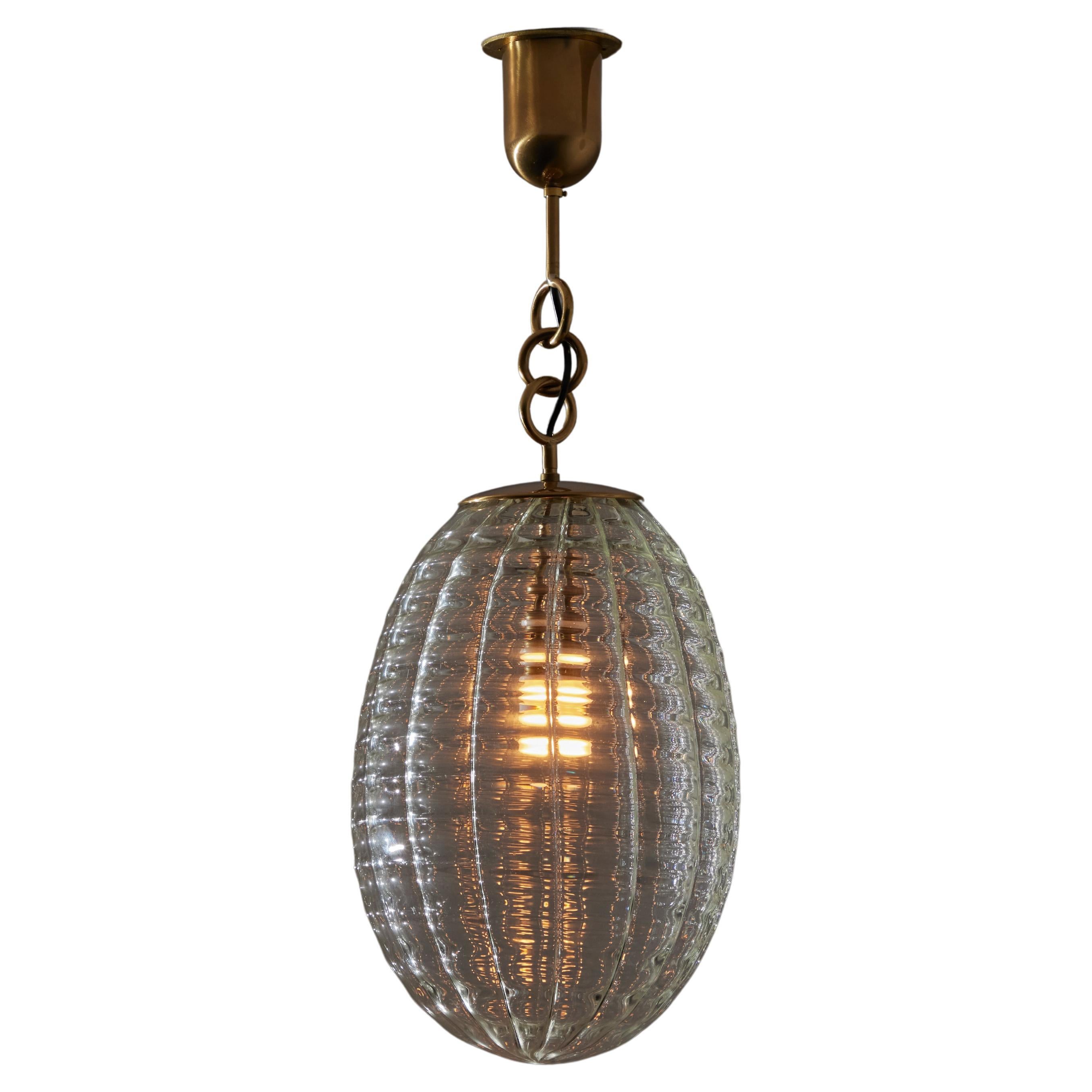 Murano Glass Ceiling Light by Carlo Scarpa for Venini