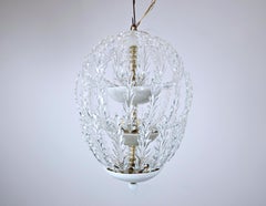 Murano Glass Ceiling Light for Venini, circa 1940